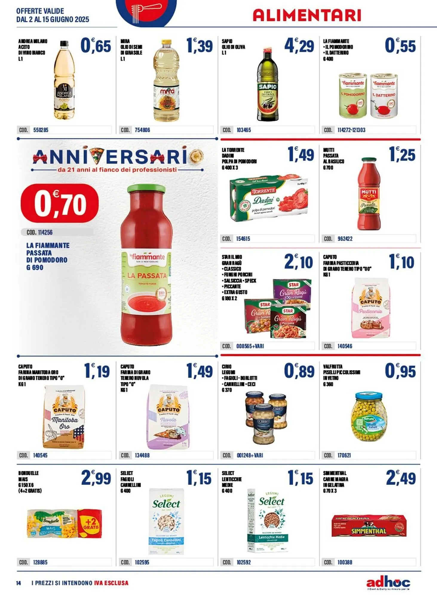 Volantino Adhoc da 2 giugno a 15 giugno di 2025 - Pagina del volantino 14