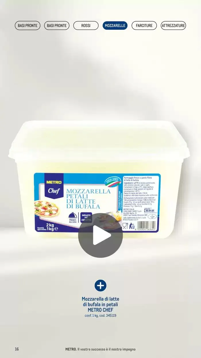 Catalogo Pizza And Gourmet 2025 da 9 maggio a 8 maggio di 2026 - Pagina del volantino 16