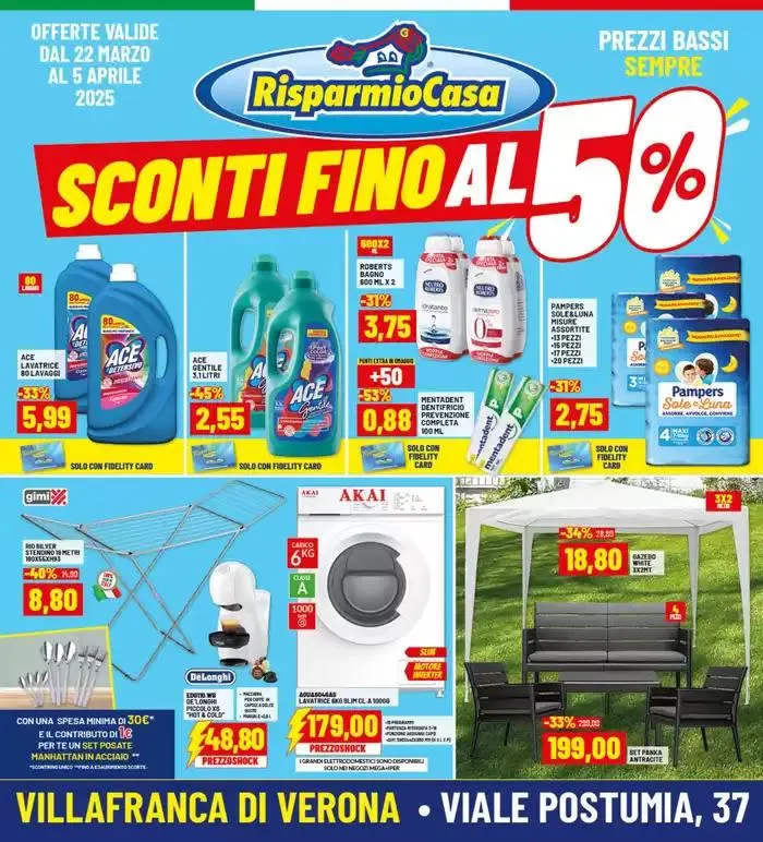 Sconti fino al 50% da 22 marzo a 5 aprile di 2025 - Pagina del volantino 1