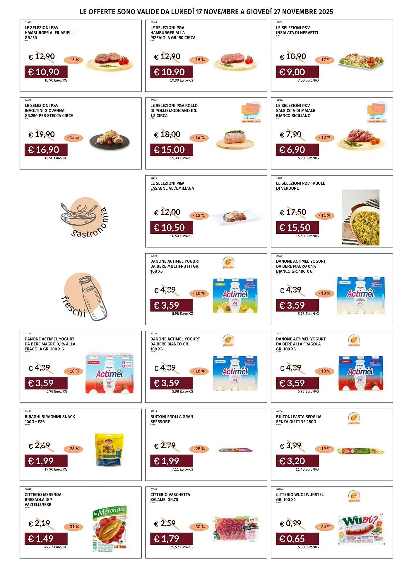 Volantino Prezzemolo e Vitale da 17 novembre a 27 novembre di 2025 - Pagina del volantino 4