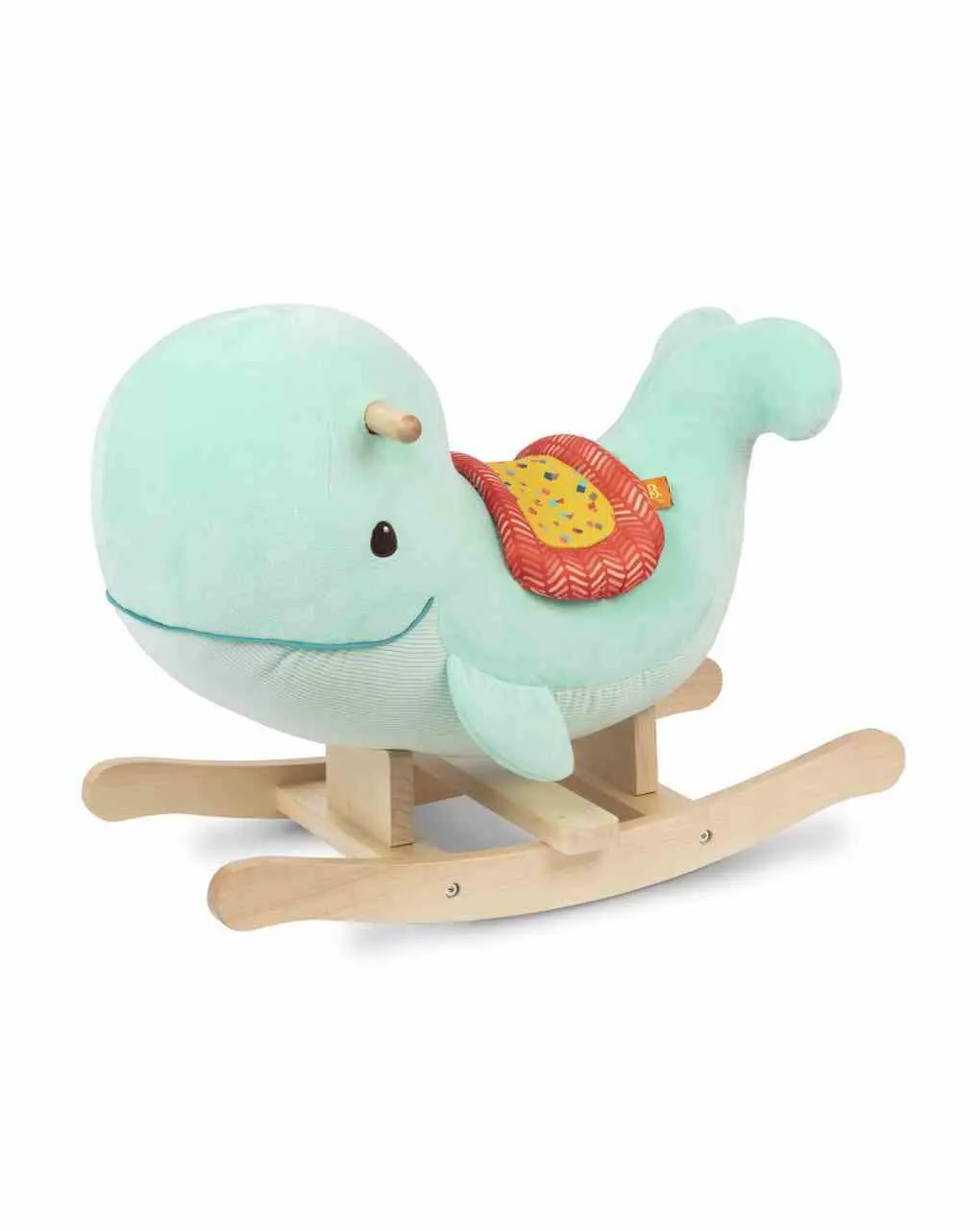 Whale rocker balena a dondolo in legno 18+ mesi – b. toys