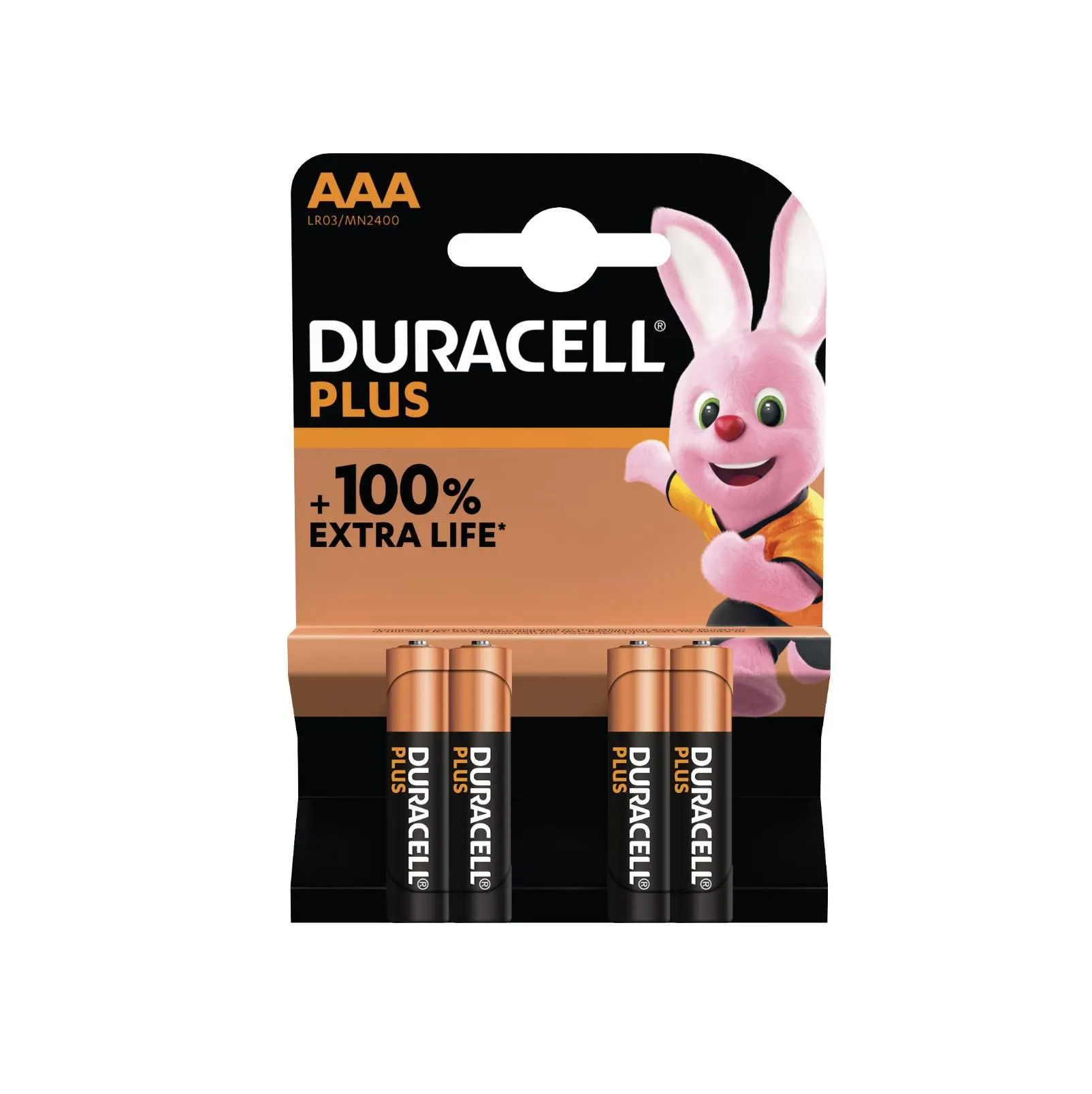 Duracell Pila Batteria PlusPower ministilo AAA 4Pz