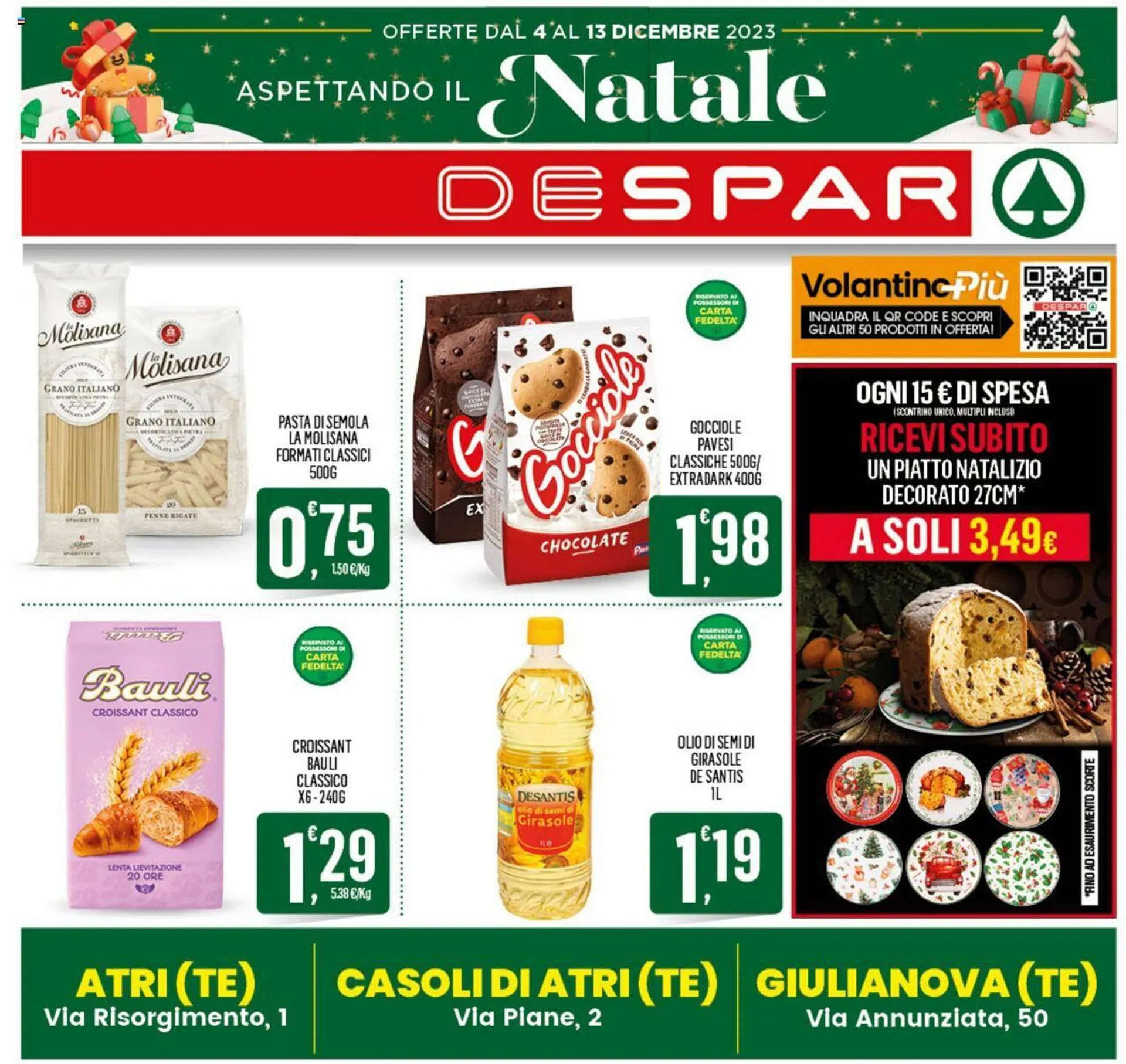 Volantino Despar da 4 dicembre a 13 dicembre di 2023 - Pagina del volantino 1