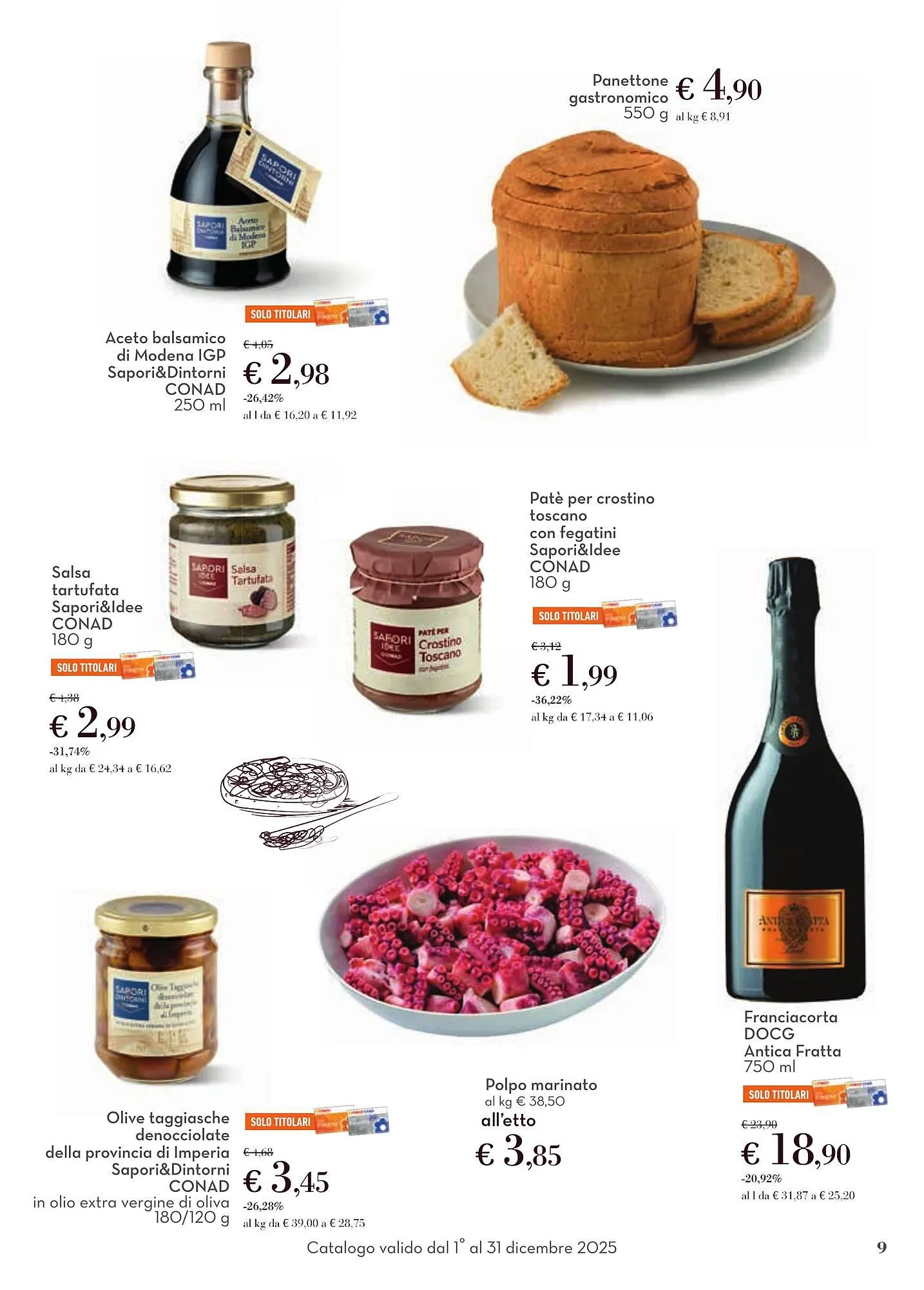 Volantino Conad da 1 dicembre a 31 dicembre di 2025 - Pagina del volantino 9
