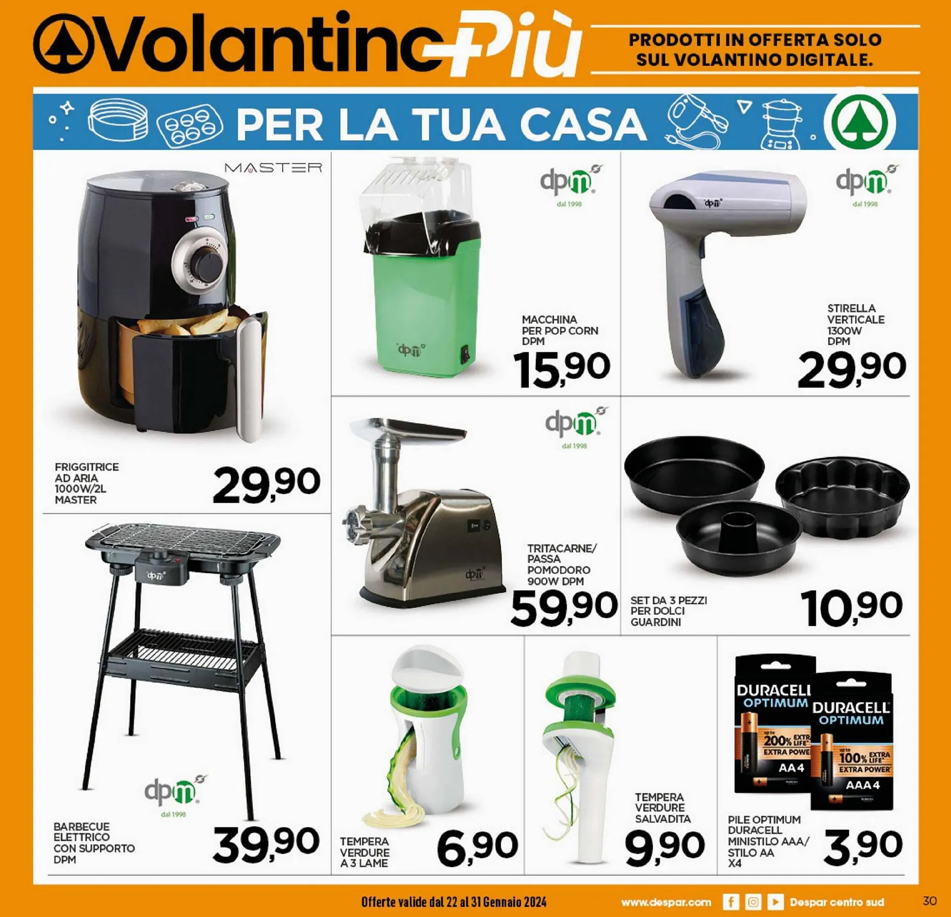 Volantino Iperspar da 22 gennaio a 31 gennaio di 2024 - Pagina del volantino 30