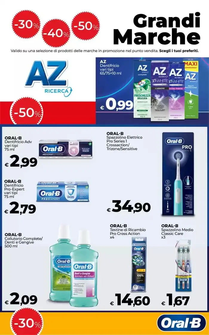 - 30% 40% 50% sulle Grandi Marche da 6 maggio a 19 maggio di 2025 - Pagina del volantino 13