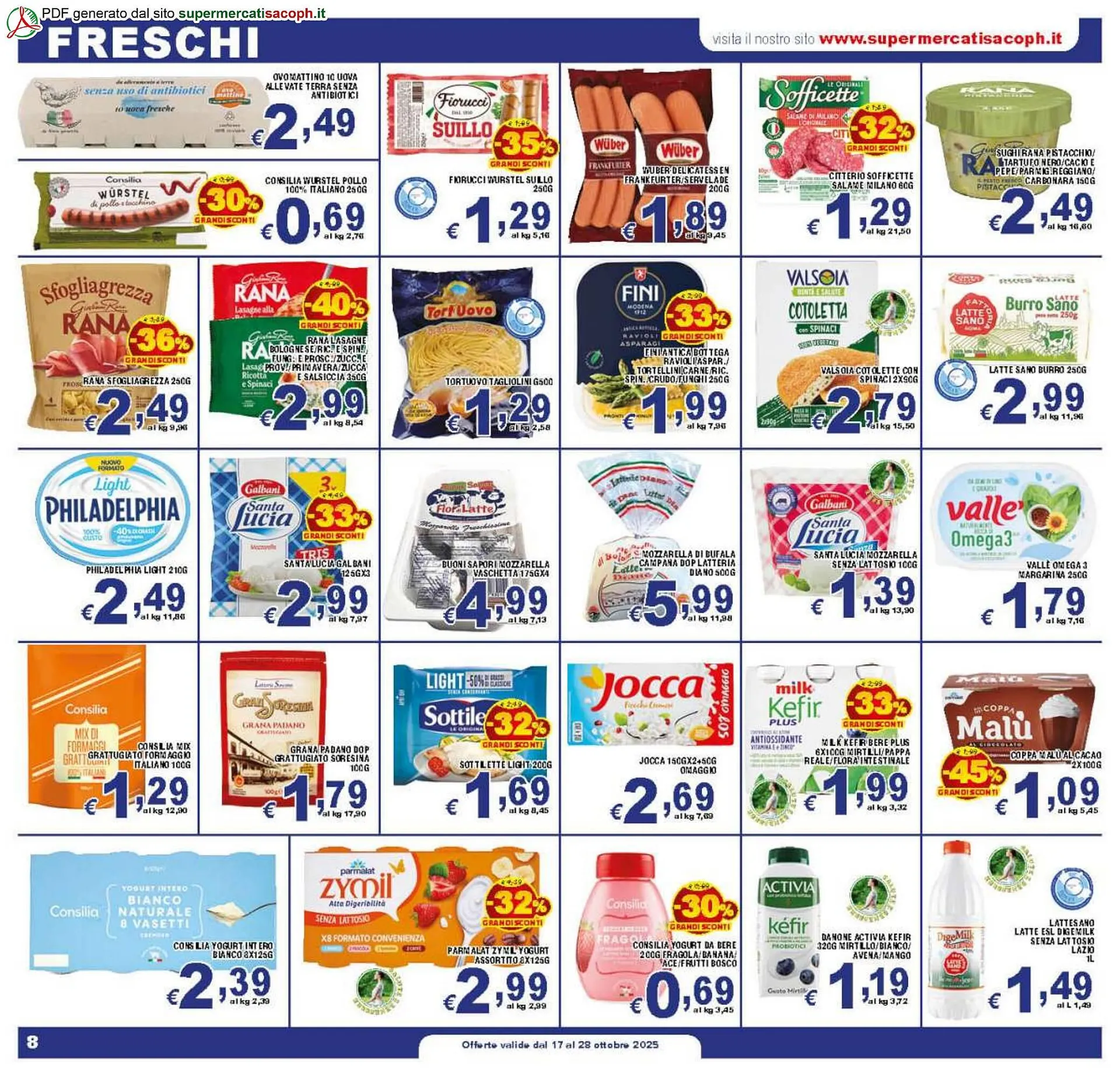 Volantino Sacoph da 17 ottobre a 28 ottobre di 2025 - Pagina del volantino 8