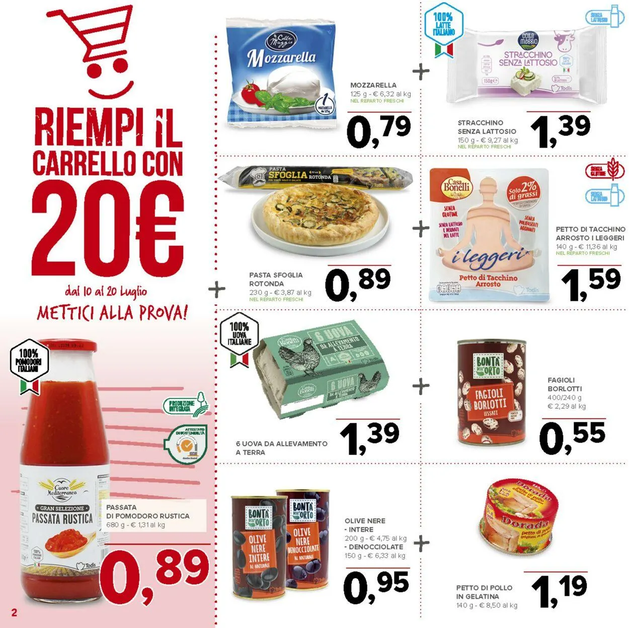 Todis Volantino attuale da 3 settembre a 17 settembre di 2025 - Pagina del volantino 2