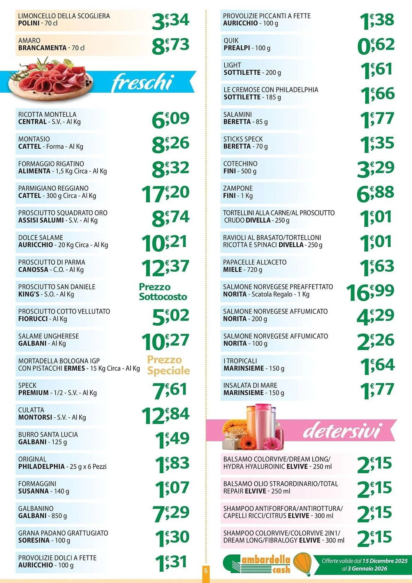 Volantino Gambardella Cash da 15 dicembre a 3 gennaio di 2026 - Pagina del volantino 5