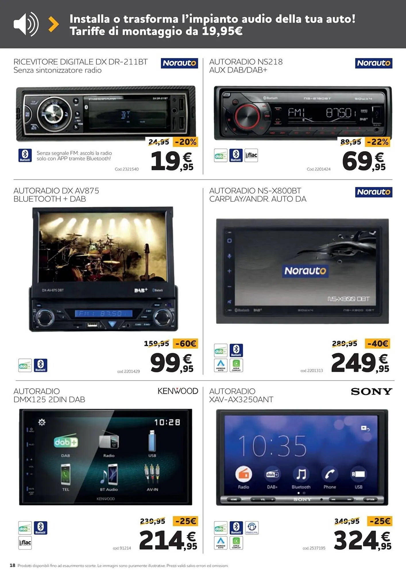 Volantino Norauto da 27 luglio a 30 agosto di 2023 - Pagina del volantino 18