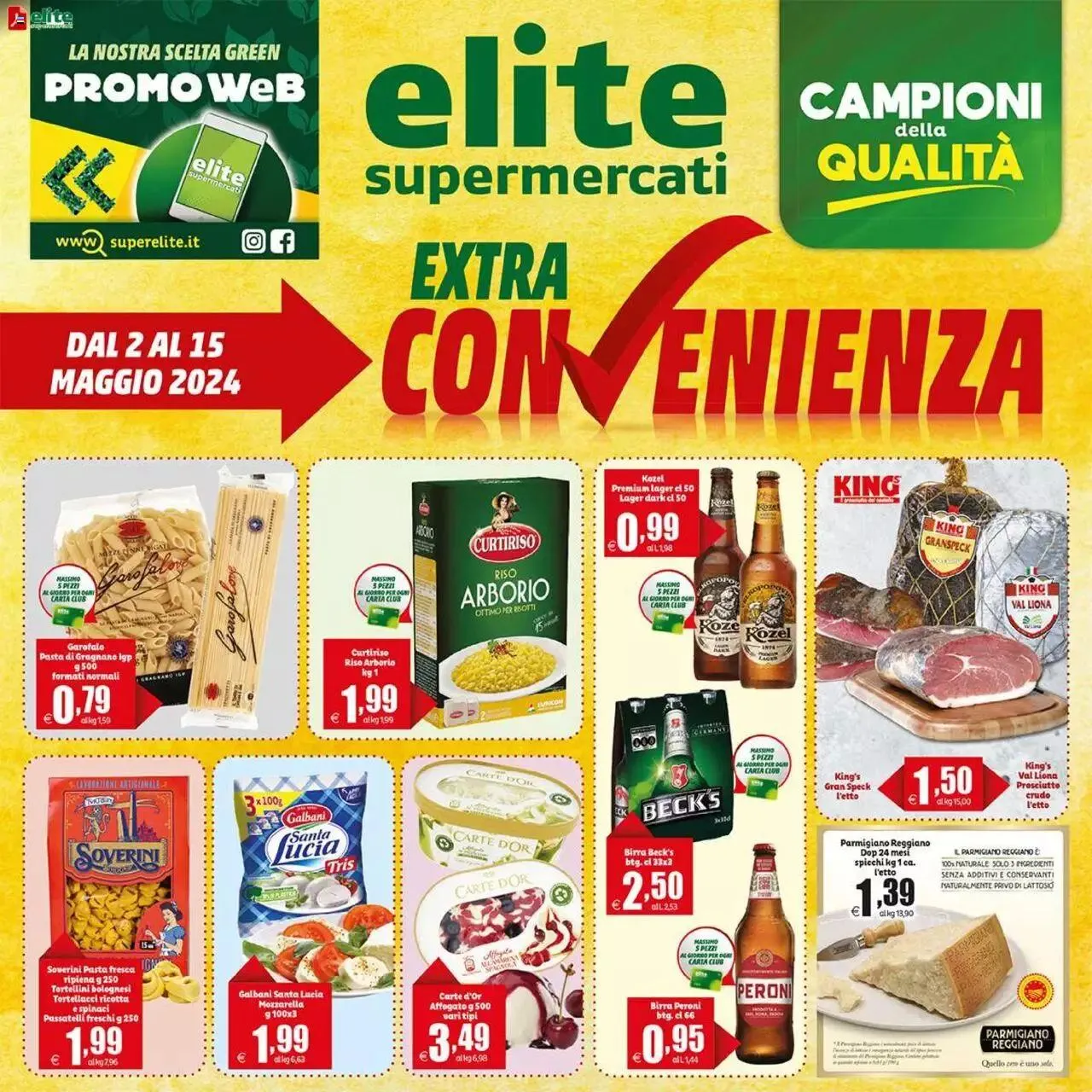 Volantino Elite Supermercati da 2 maggio a 15 maggio di 2024 - Pagina del volantino 1