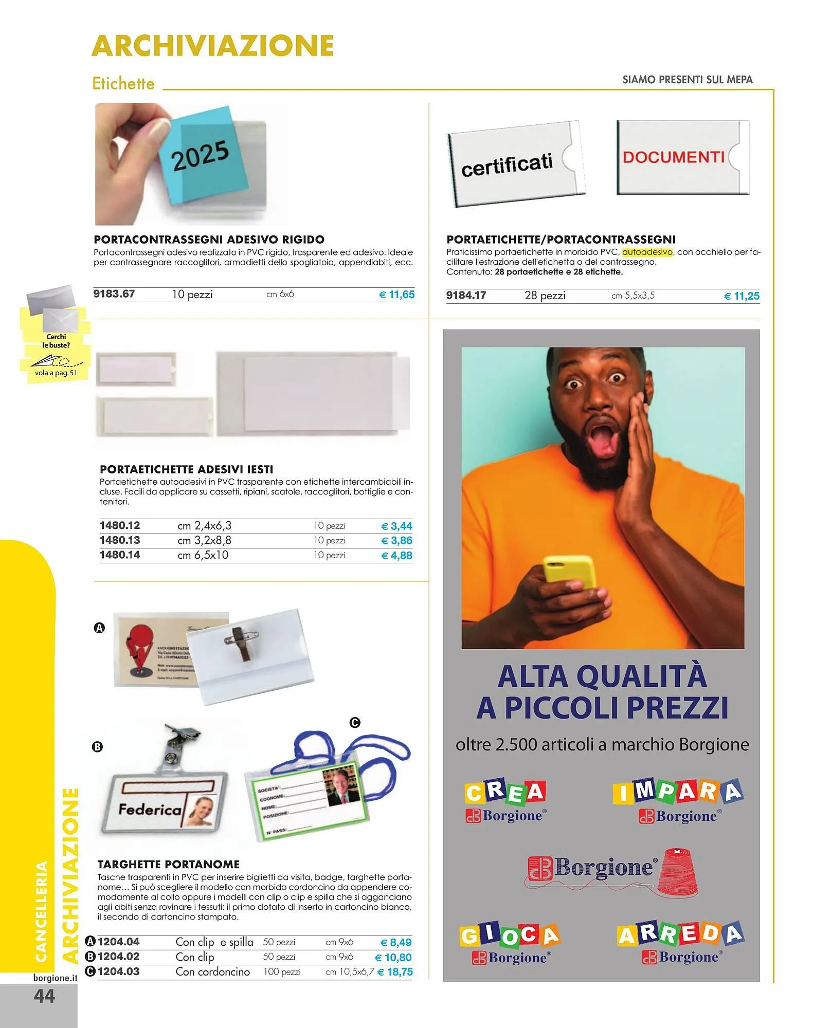 Volantino Borgione Sport da 31 dicembre a 31 dicembre di 2025 - Pagina del volantino 44