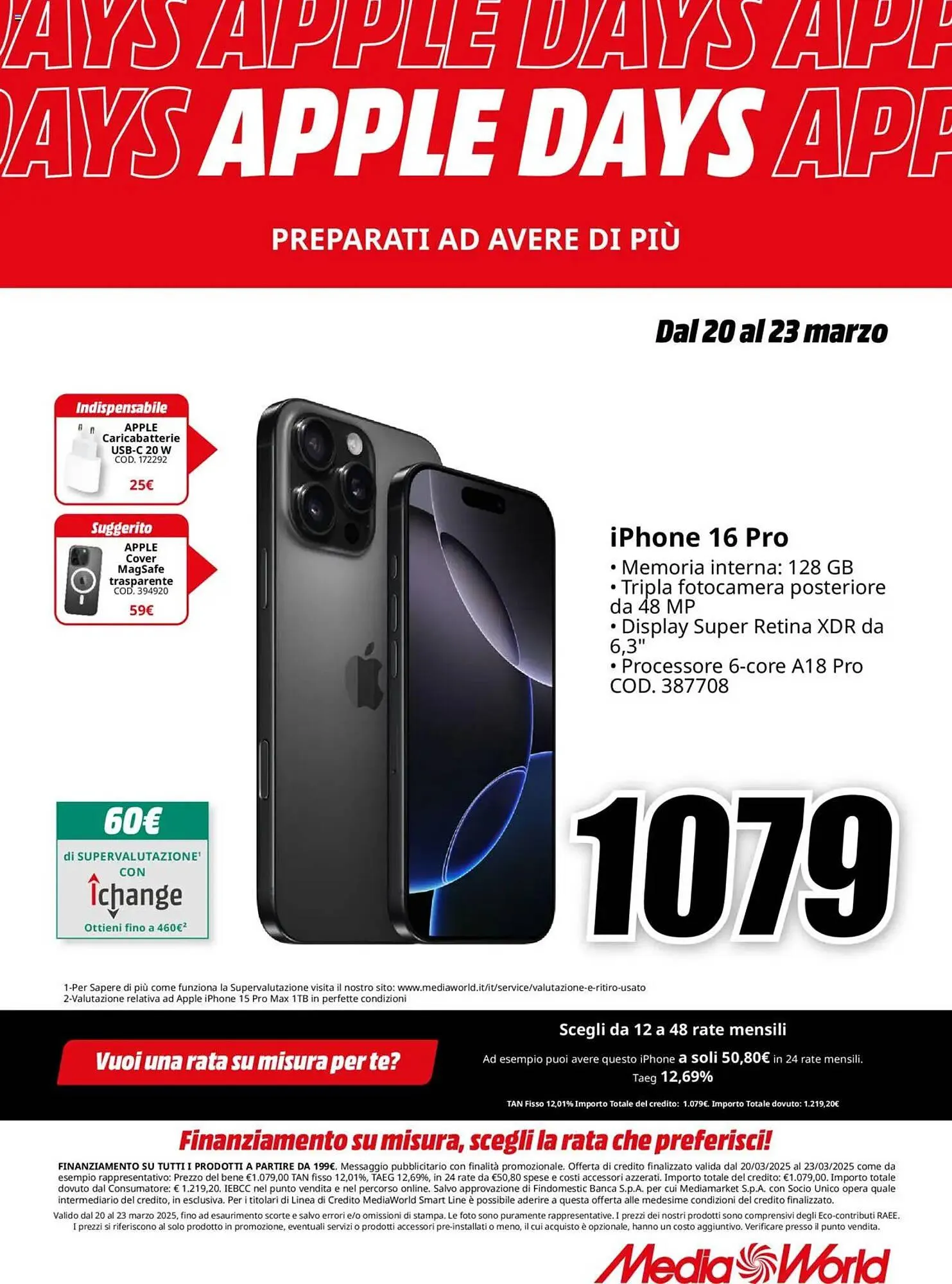Volantino MediaWorld da 20 marzo a 23 marzo di 2025 - Pagina del volantino 7