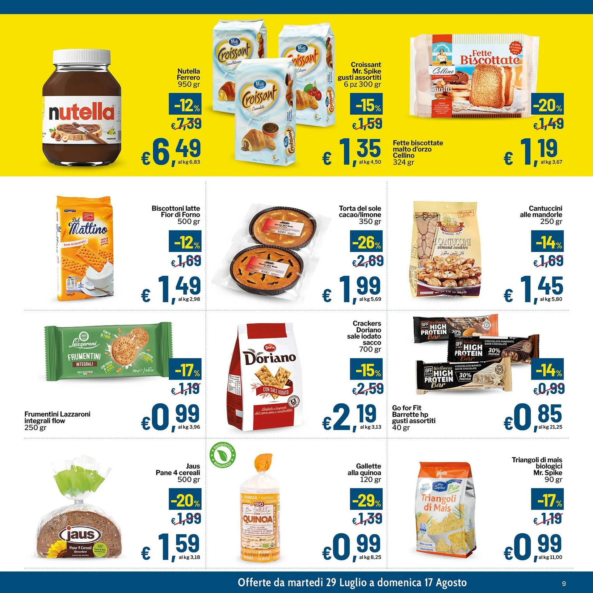 Volantino Qui Discount da 29 luglio a 17 agosto di 2025 - Pagina del volantino 9