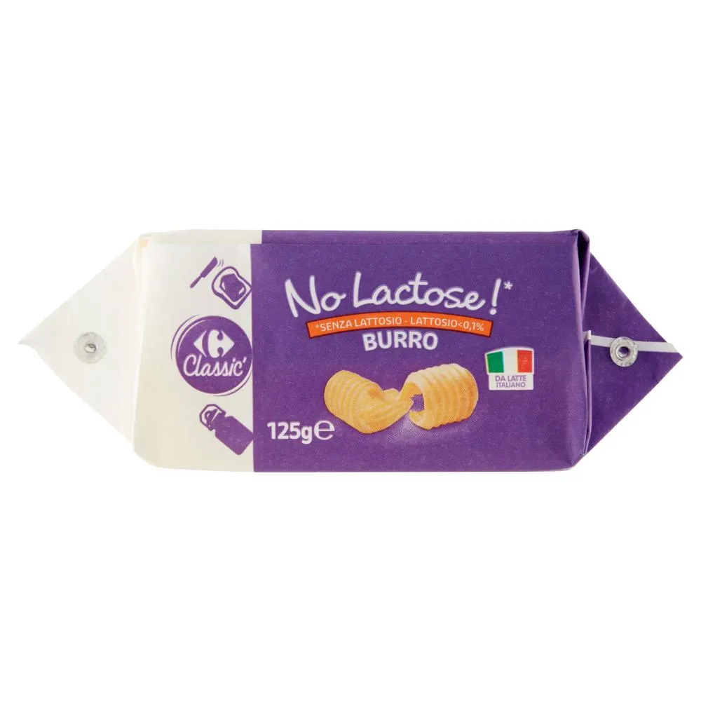 Carrefour Classic No Lactose!* Burro 125 g