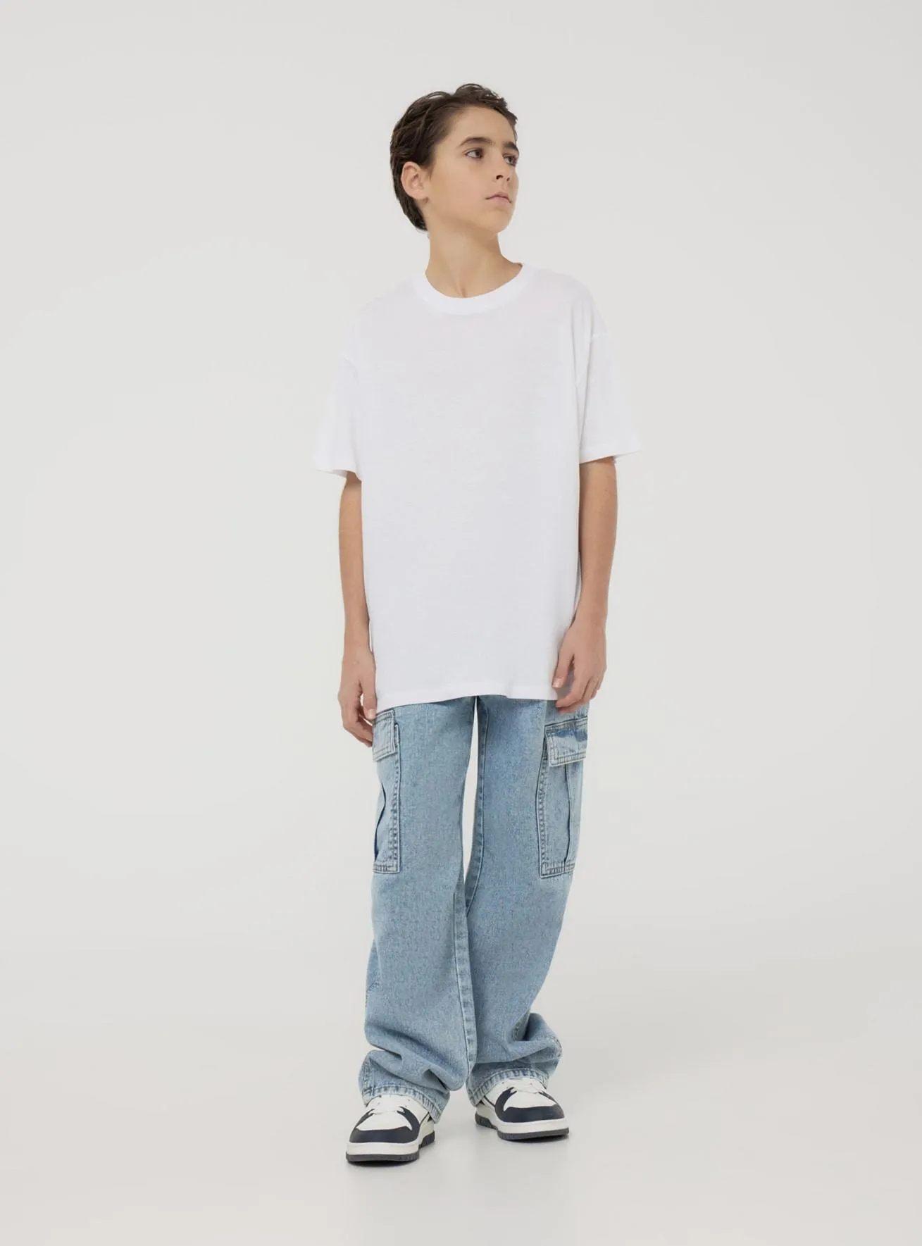 Pack 2 t-shirt tinta unita 2x Bianco