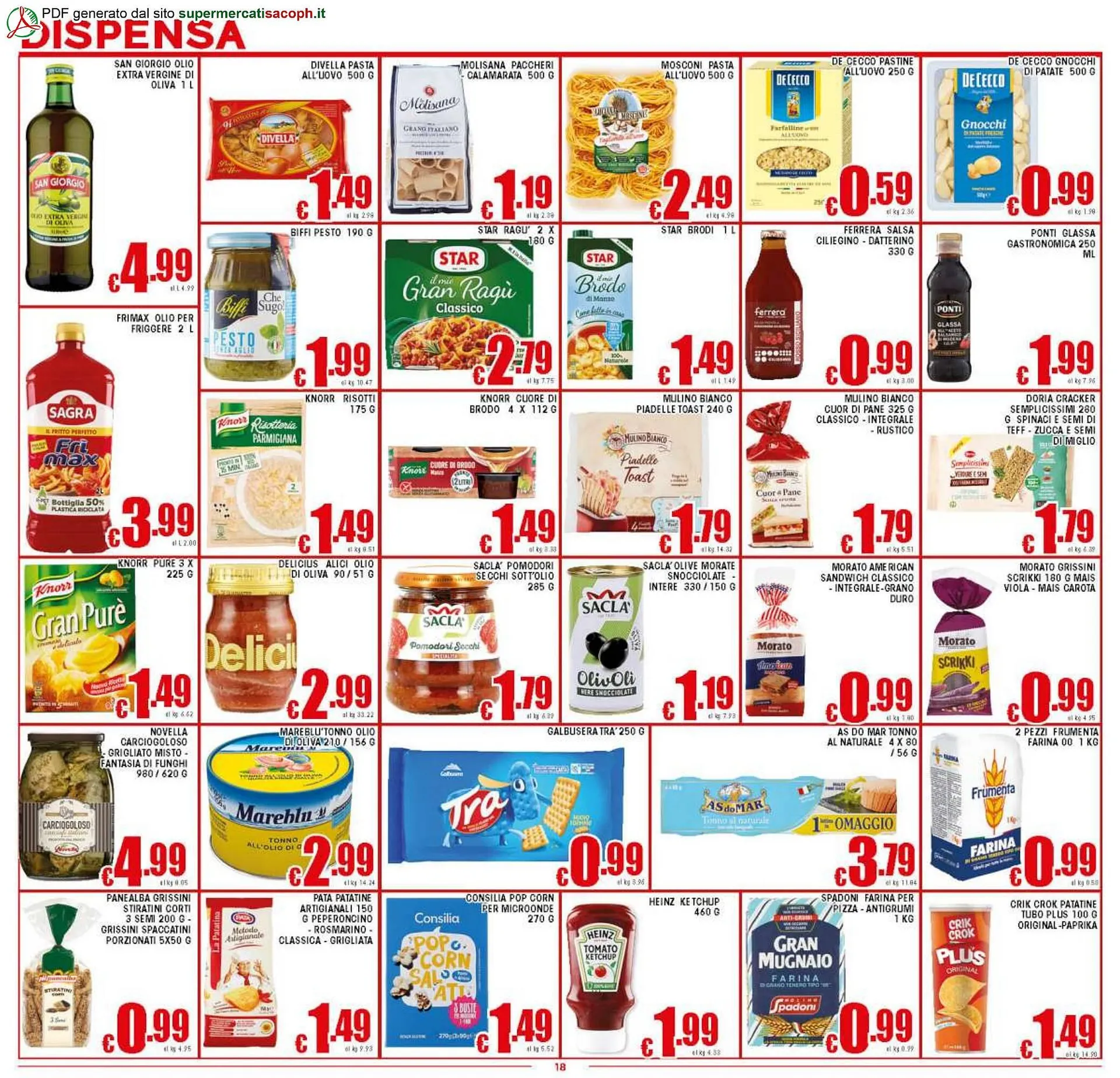 Volantino Sacoph da 17 marzo a 26 marzo di 2026 - Pagina del volantino 18