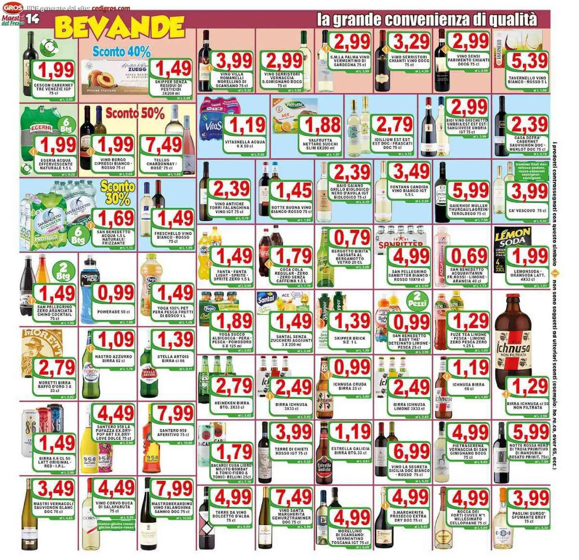 Volantino Top Supermercati da 1 settembre a 12 settembre di 2023 - Pagina del volantino 14