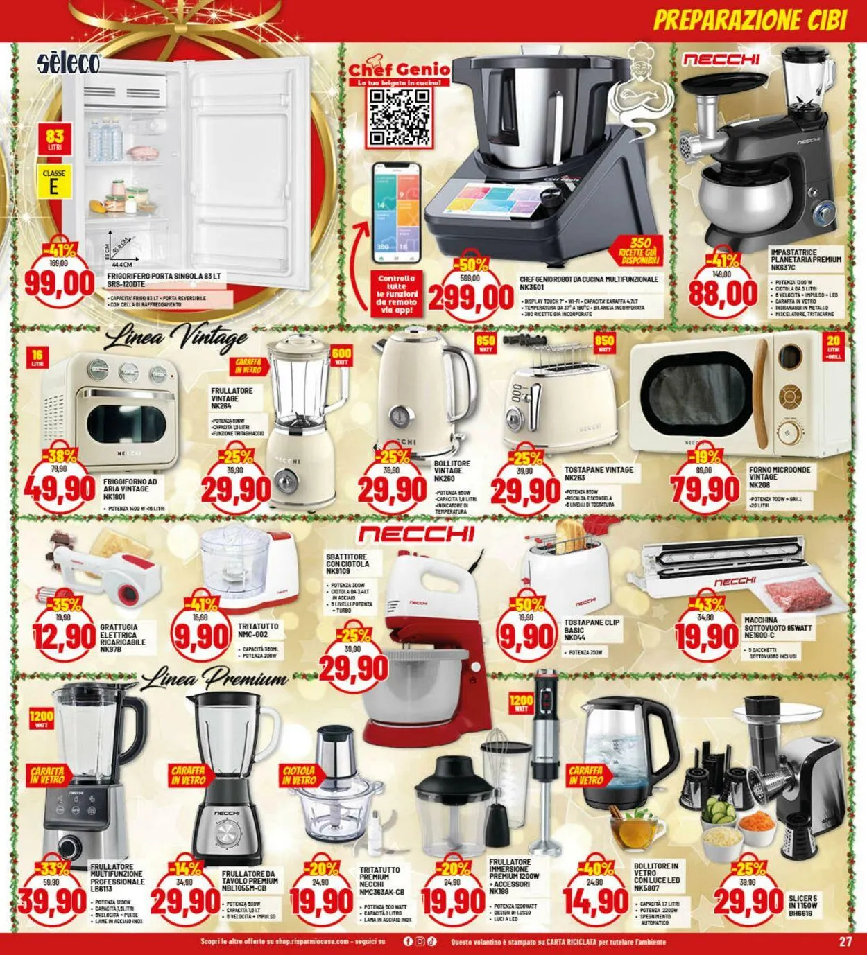 Risparmio Casa Volantino attuale da 26 novembre a 20 dicembre di 2025 - Pagina del volantino 27