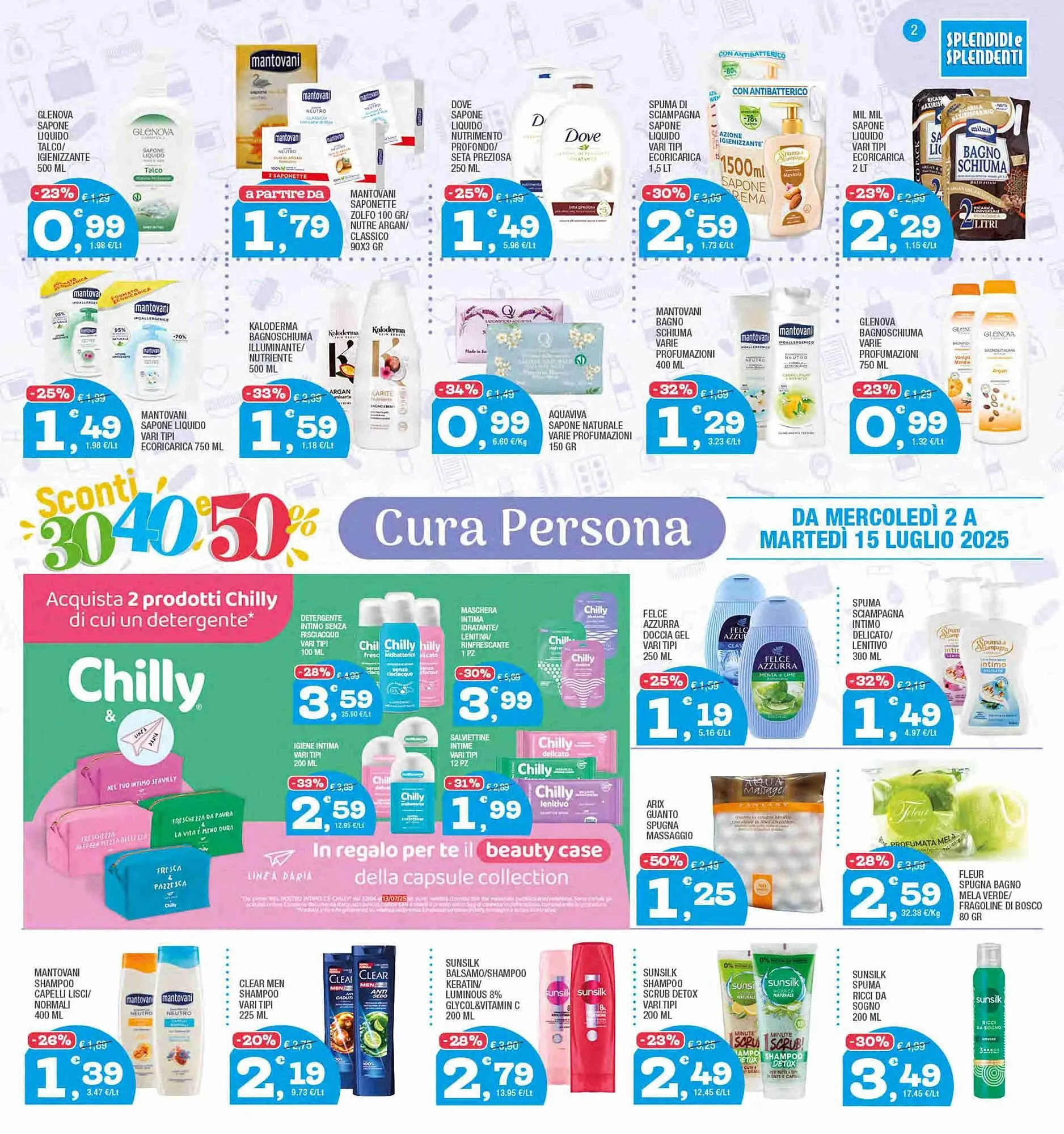 Volantino Splendidi e Splendenti da 2 luglio a 15 luglio di 2025 - Pagina del volantino 2