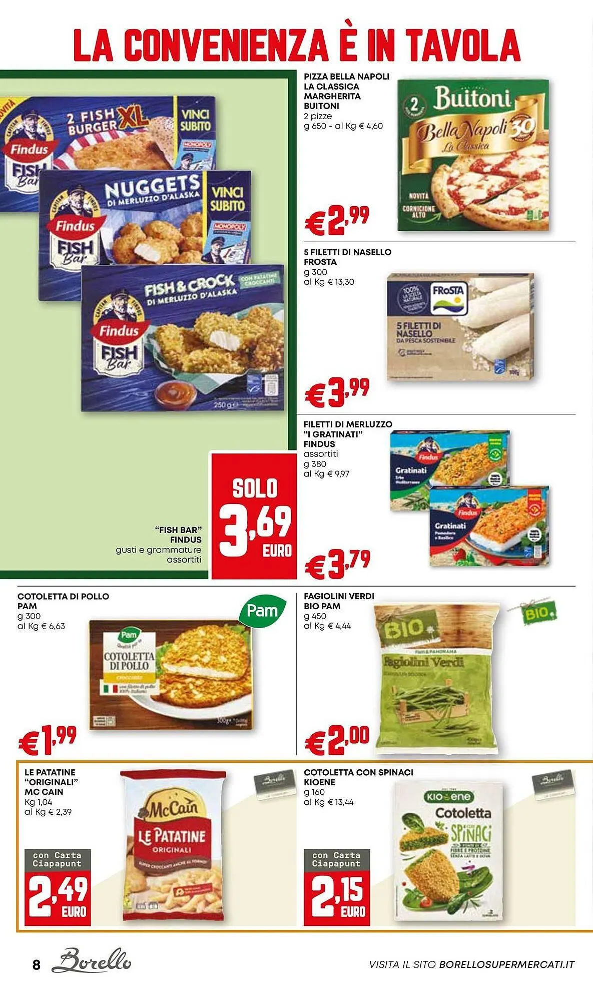 Volantino Borello Supermercati da 29 maggio a 11 giugno di 2025 - Pagina del volantino 8