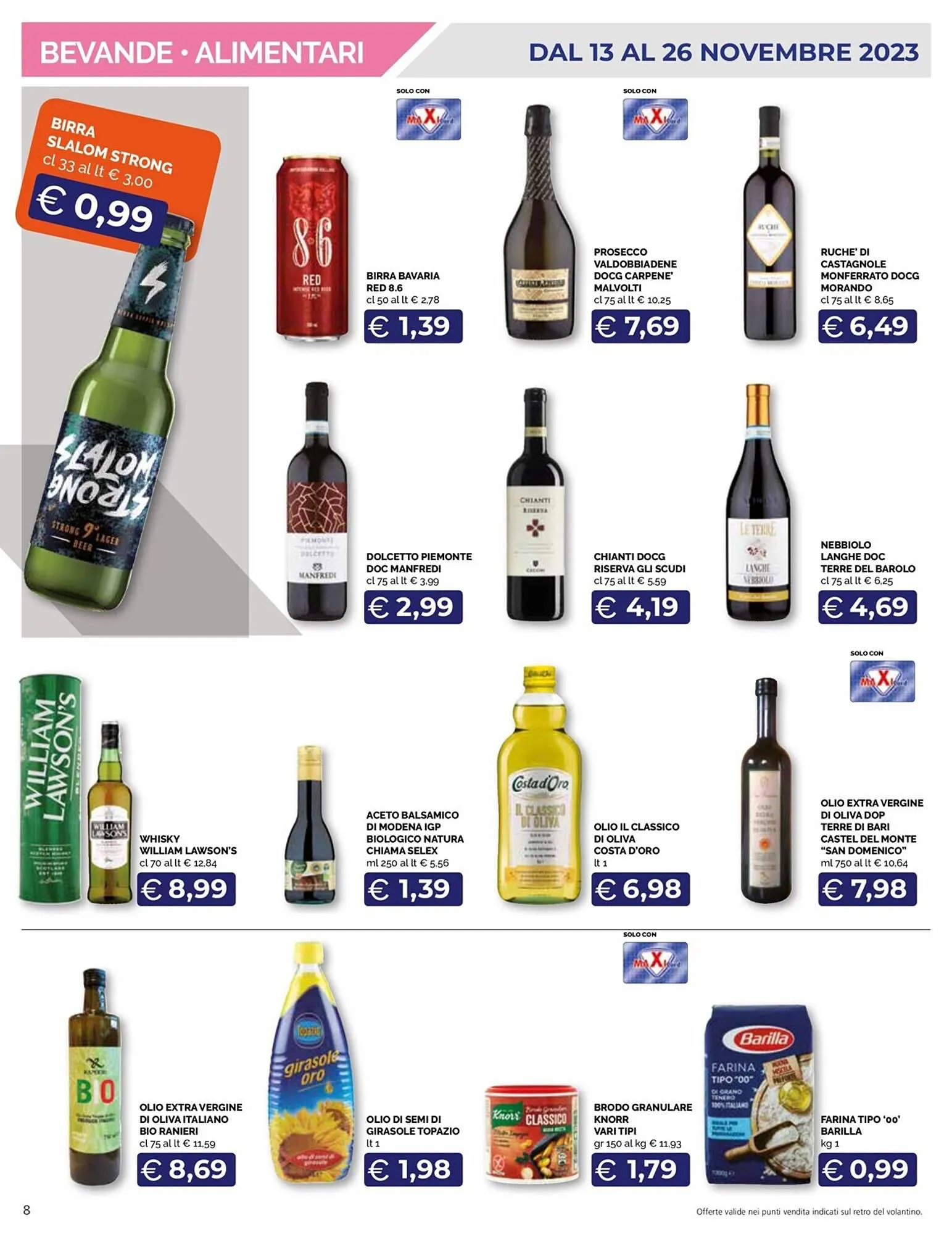Volantino Maxisconto da 13 novembre a 26 novembre di 2023 - Pagina del volantino 8