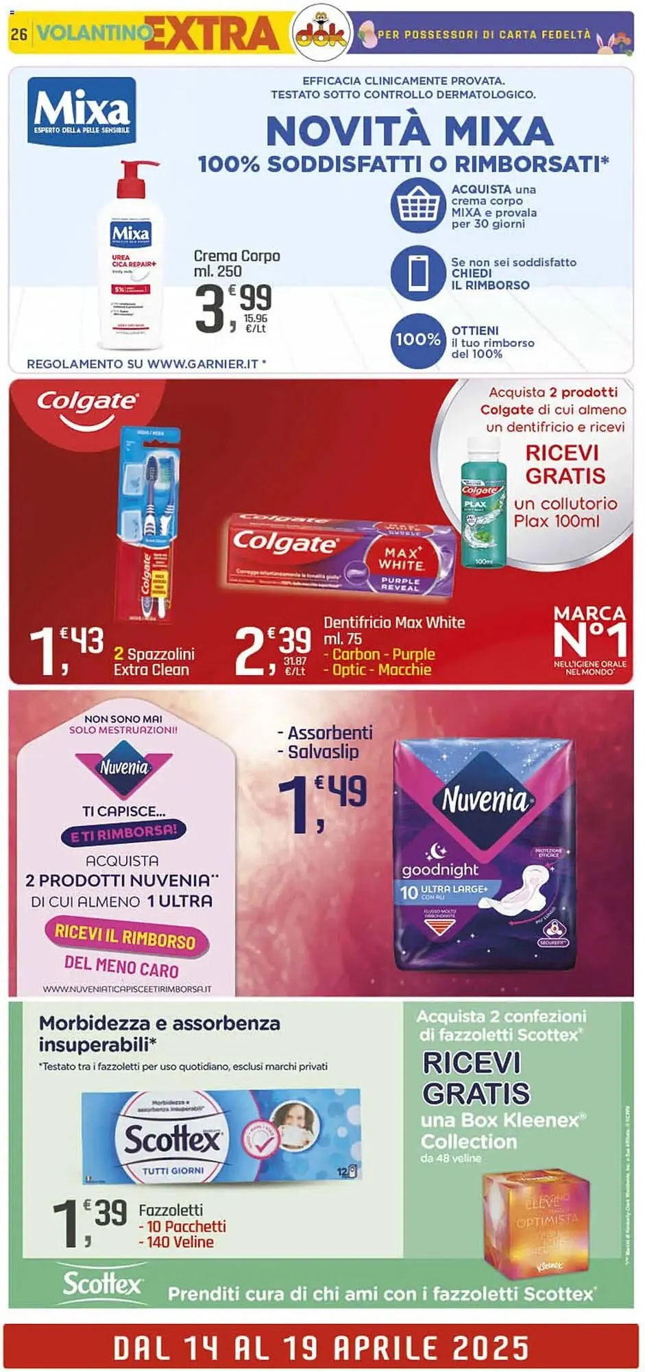 Volantino Supermercati Dok da 10 aprile a 19 aprile di 2025 - Pagina del volantino 26
