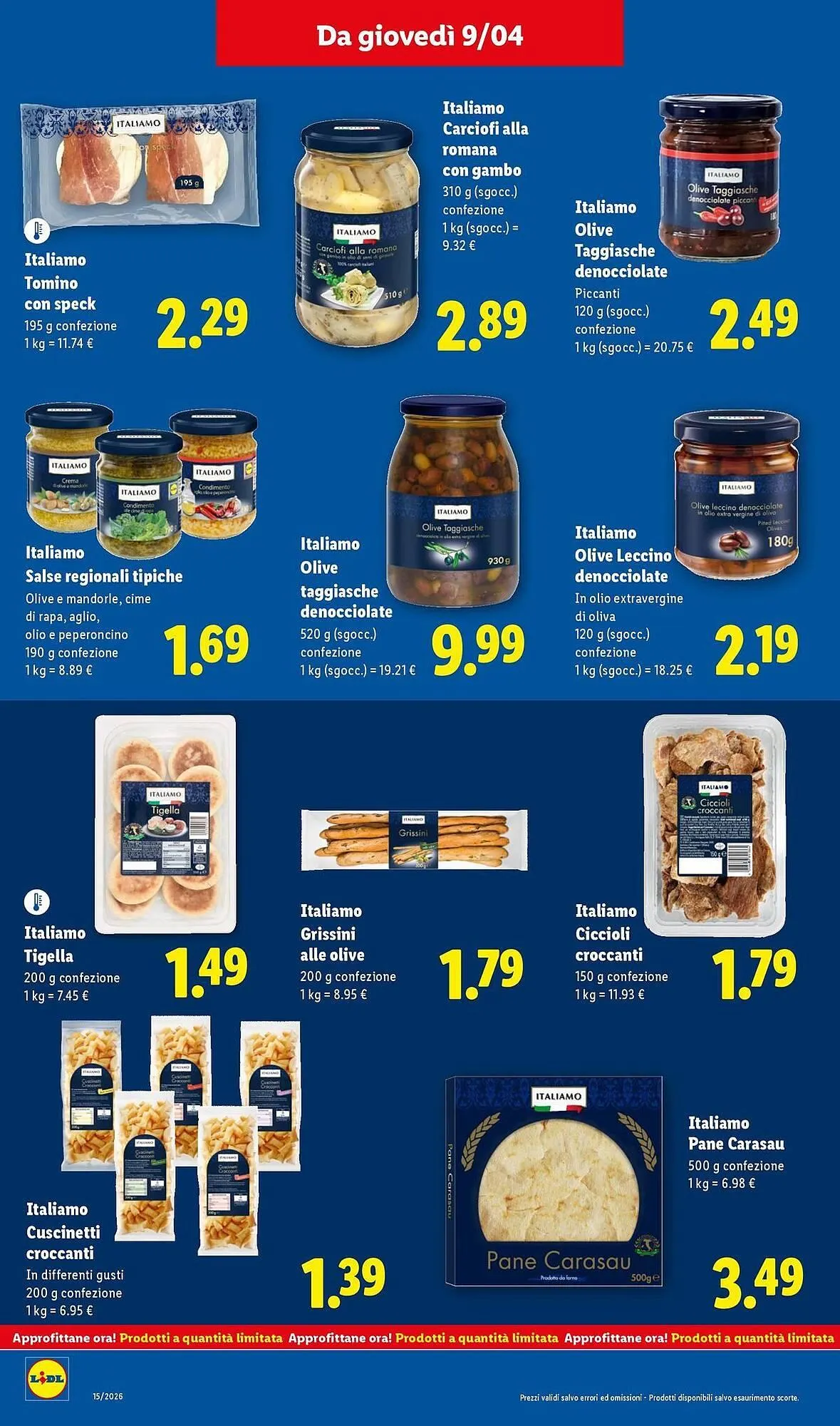 Volantino Lidl da 9 aprile a 15 aprile di 2026 - Pagina del volantino 16