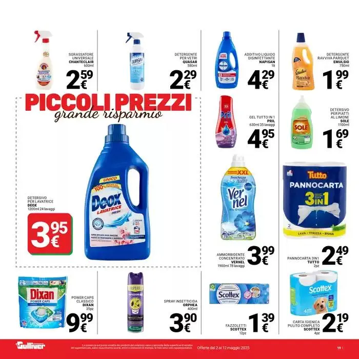 Piccoli prezzi da 2 maggio a 12 maggio di 2025 - Pagina del volantino 19