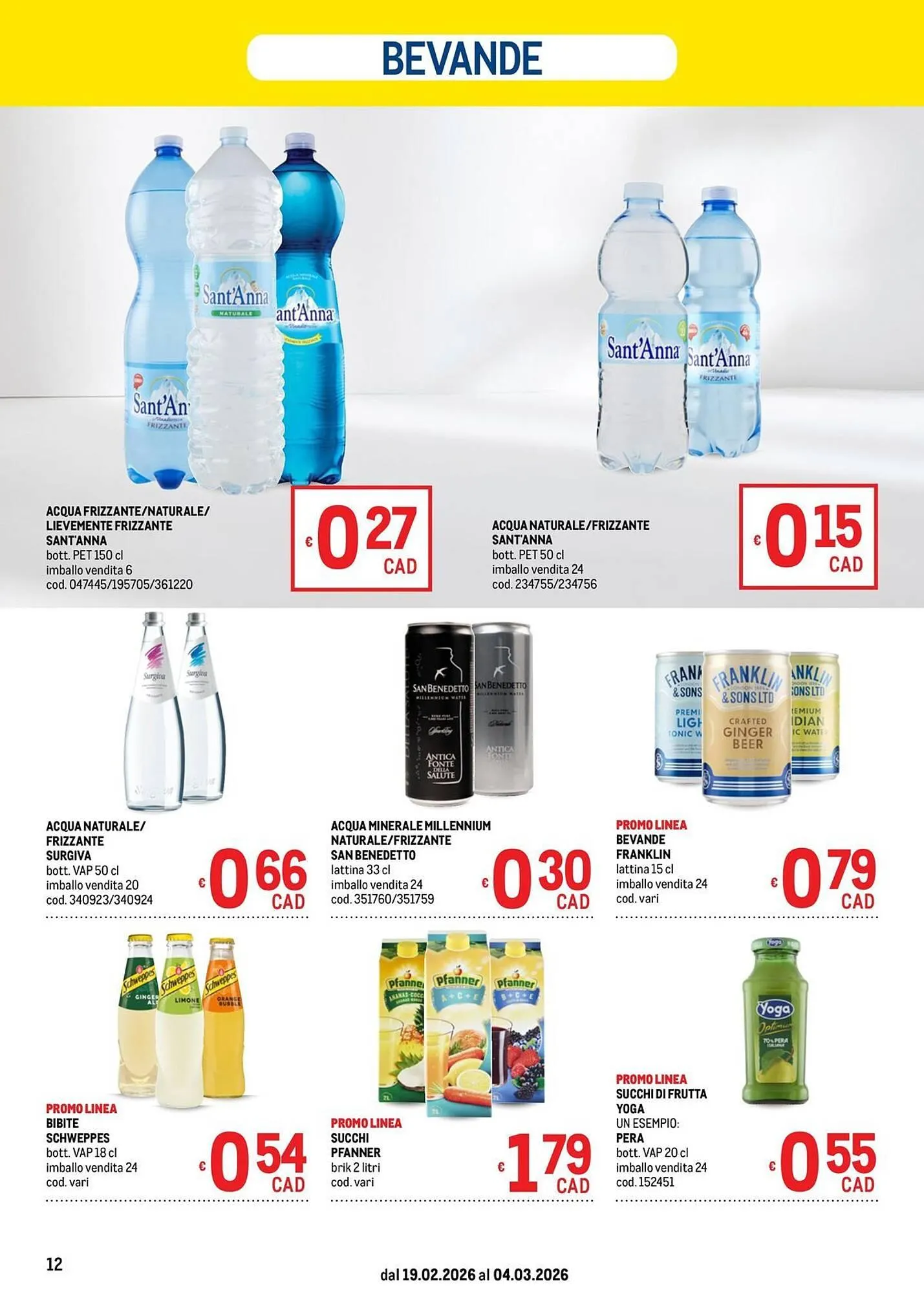 Volantino Metro da 19 febbraio a 4 marzo di 2026 - Pagina del volantino 12