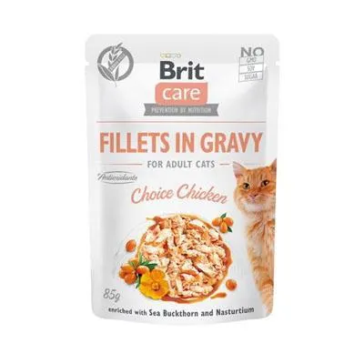 Brit Care Cat Pouches Fillets in Gravy