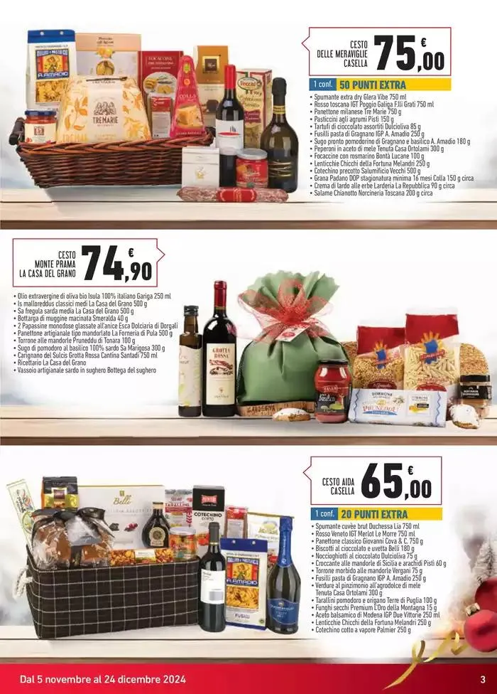 Catalogo ceste e vini da 5 novembre a 24 dicembre di 2024 - Pagina del volantino 3