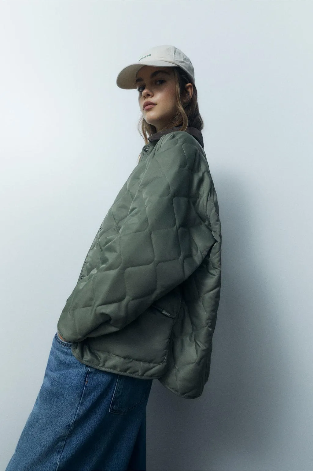 GIACCA IMBOTTITA COLLETTO VELLUTO A COSTE