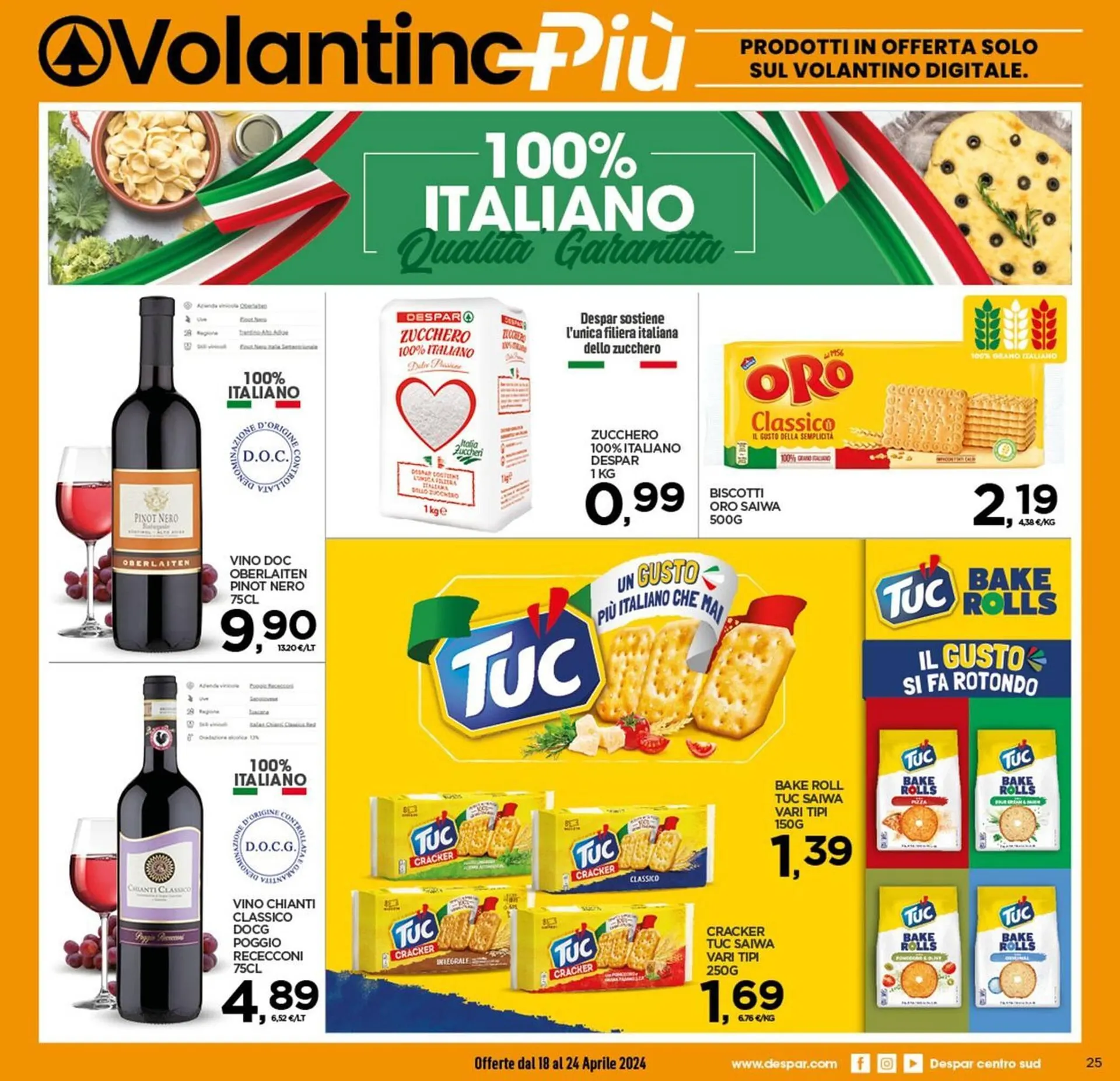 Volantino Interspar da 18 aprile a 24 aprile di 2024 - Pagina del volantino 25