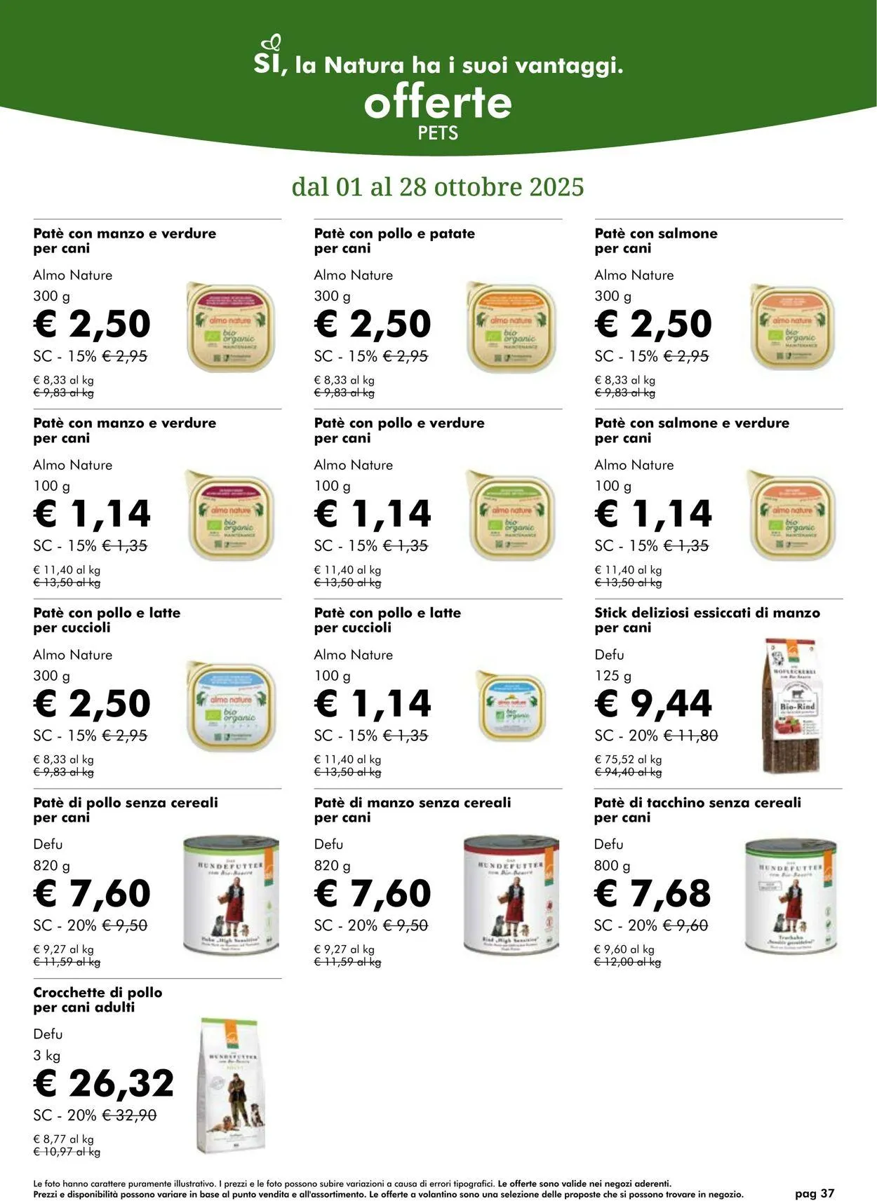 Natura Sì Volantino attuale da 6 novembre a 20 novembre di 2025 - Pagina del volantino 36