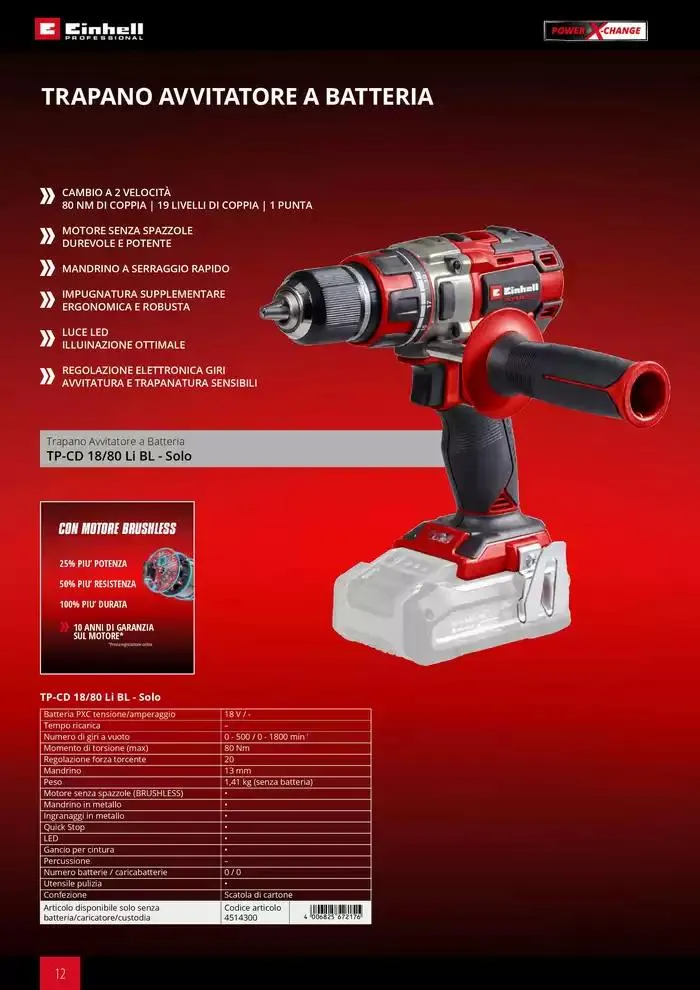 Elettroutensili 2025 da 11 febbraio a 31 dicembre di 2025 - Pagina del volantino 12