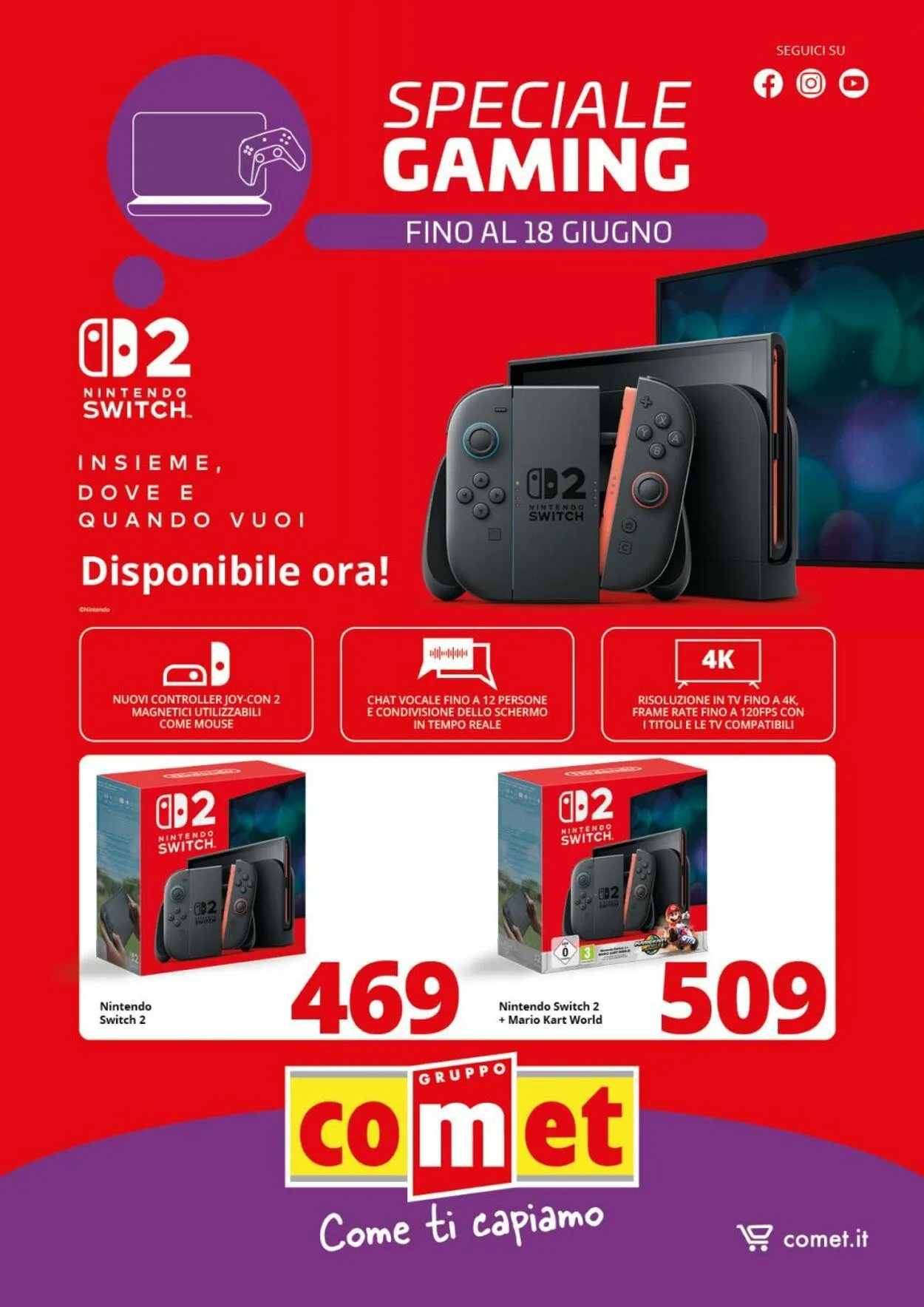 Comet Volantino attuale da 5 giugno a 18 giugno di 2025 - Pagina del volantino 1