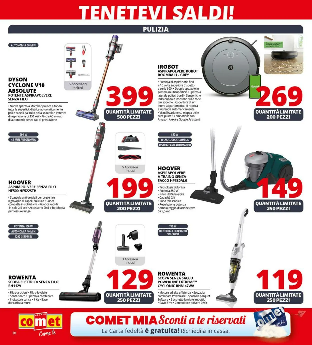 Comet Volantino attuale da 4 gennaio a 17 gennaio di 2024 - Pagina del volantino 30