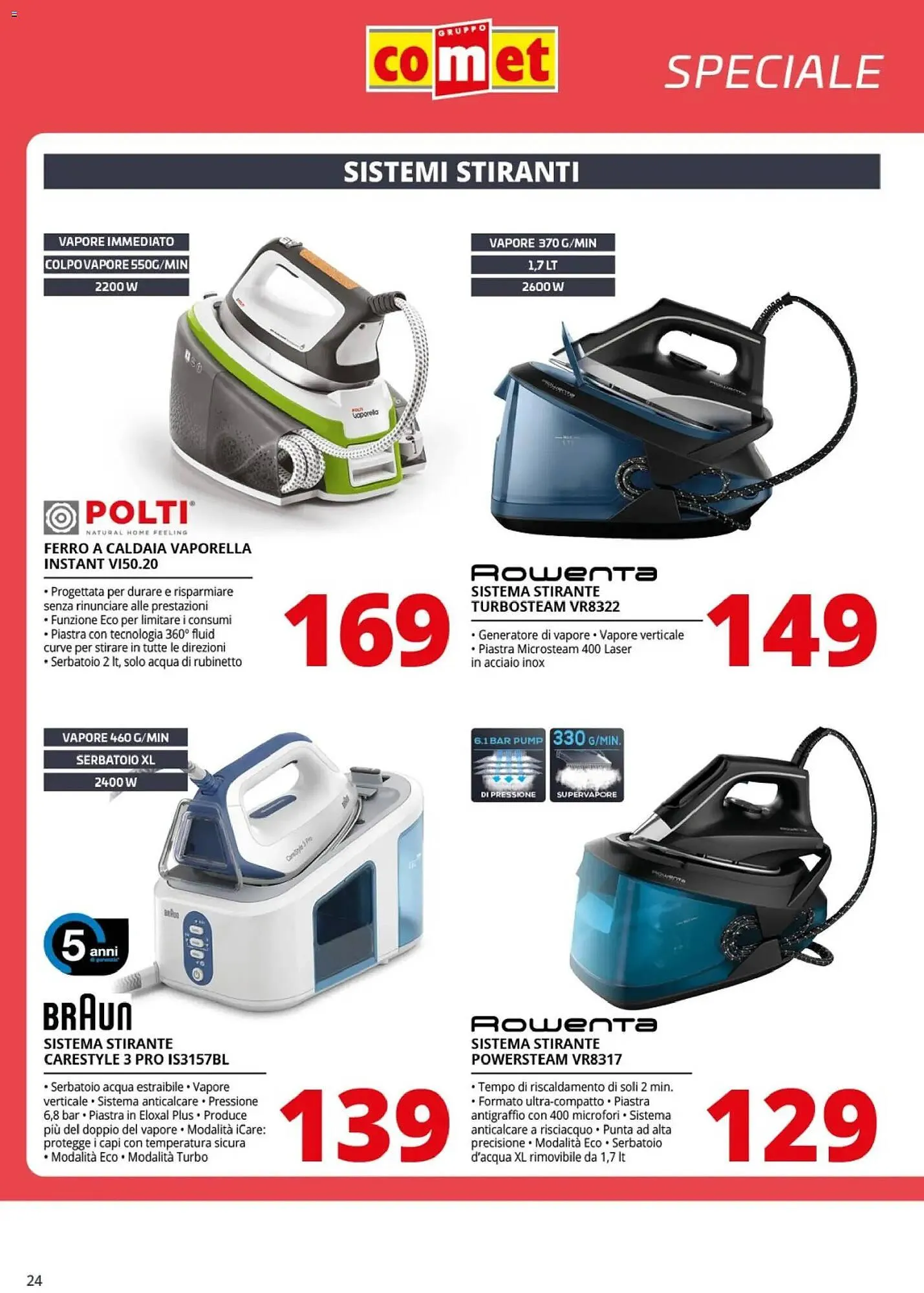 Volantino Comet da 20 febbraio a 4 marzo di 2026 - Pagina del volantino 24