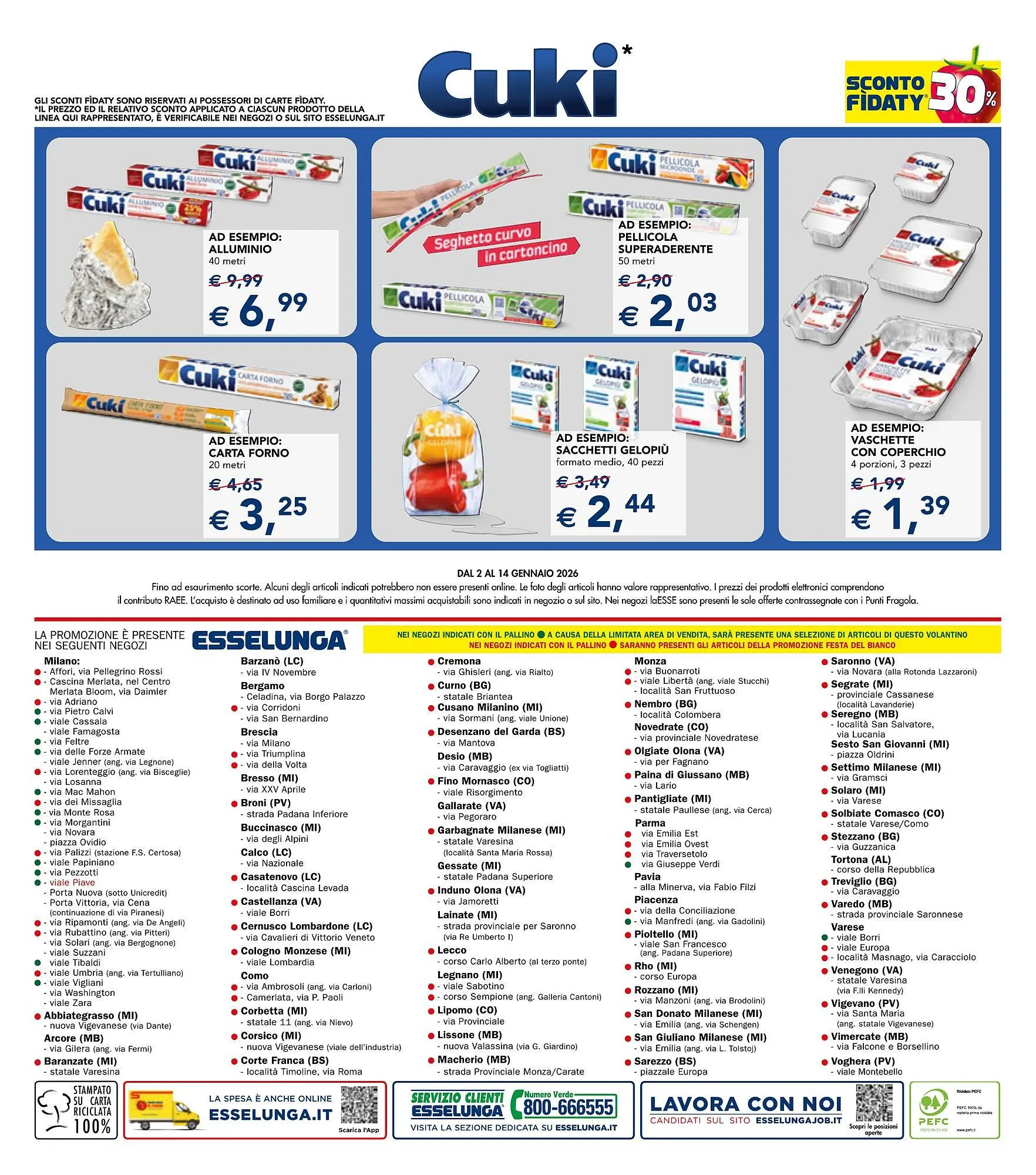 Volantino Esselunga da 2 gennaio a 14 gennaio di 2026 - Pagina del volantino 25