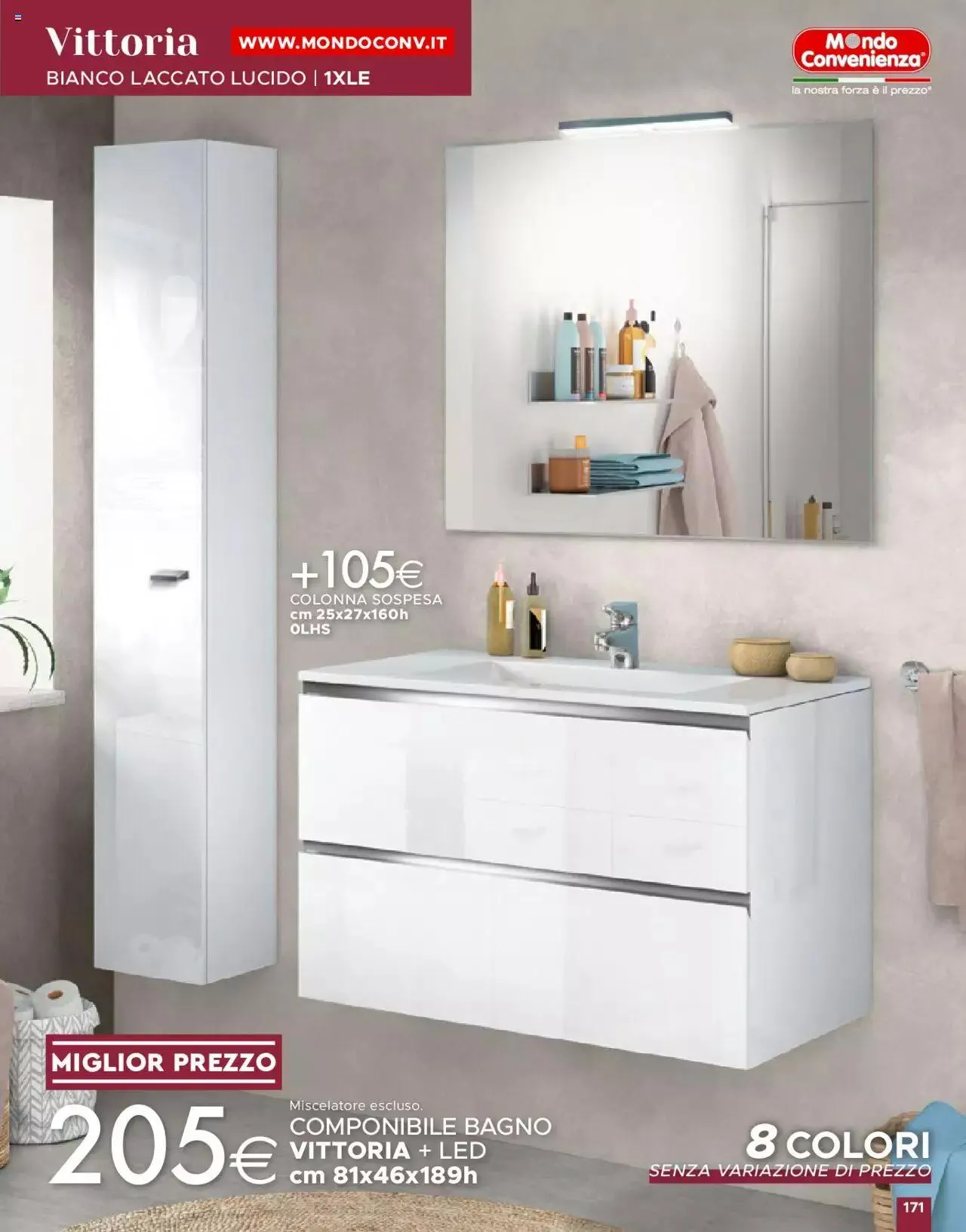 Volantino Mondo Convenienza da 1 ottobre a 31 dicembre di 2023 - Pagina del volantino 173