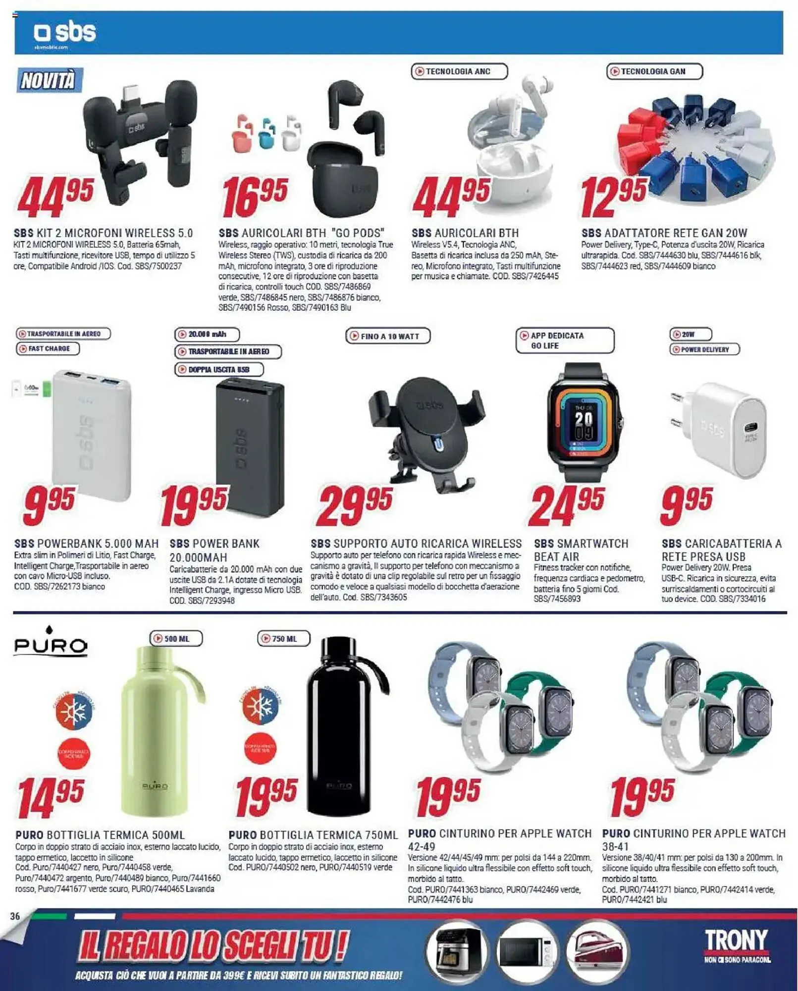 Volantino Trony da 5 settembre a 1 ottobre di 2025 - Pagina del volantino 36