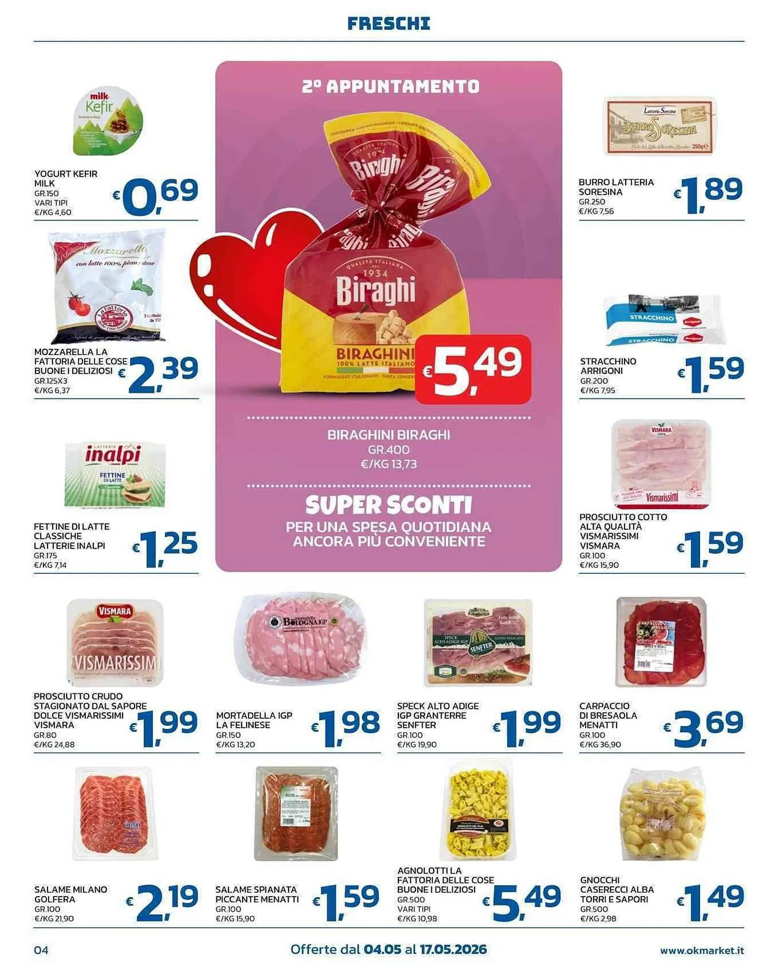 Volantino Ok Market da 4 maggio a 17 maggio di 2026 - Pagina del volantino 4