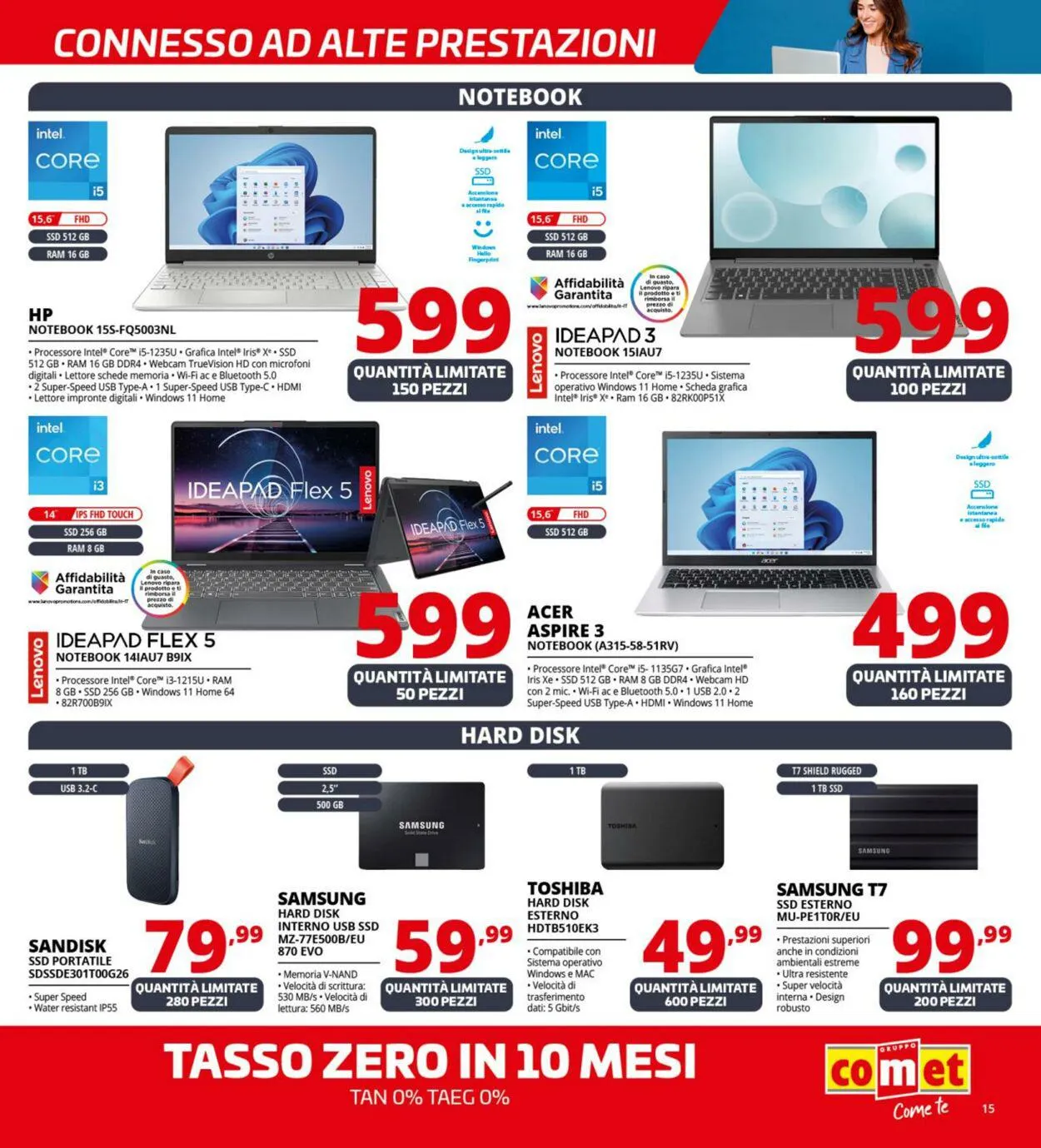 Comet Volantino attuale da 4 gennaio a 17 gennaio di 2024 - Pagina del volantino 15