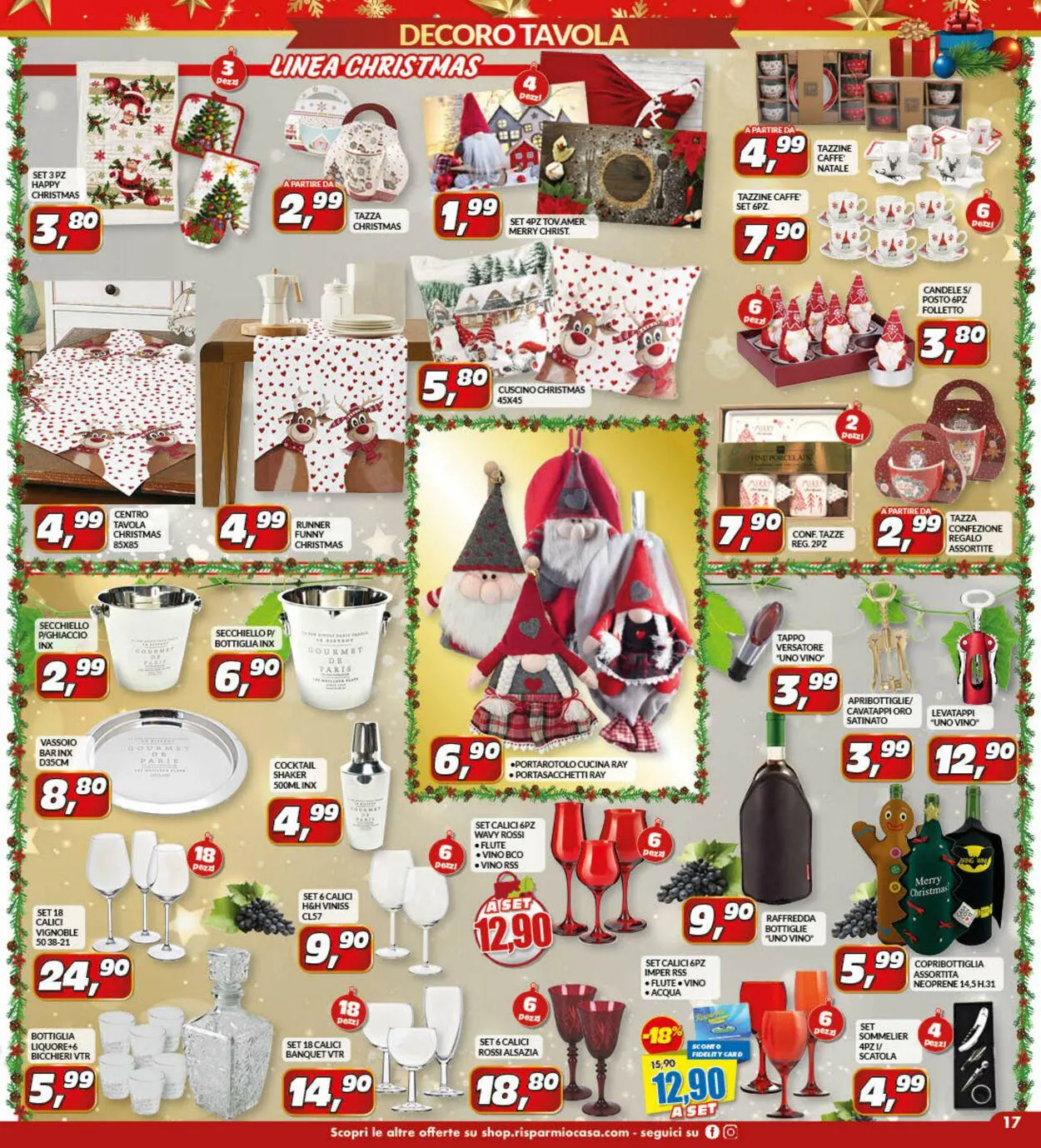 Risparmio Casa Volantino attuale da 25 novembre a 17 dicembre di 2023 - Pagina del volantino 17