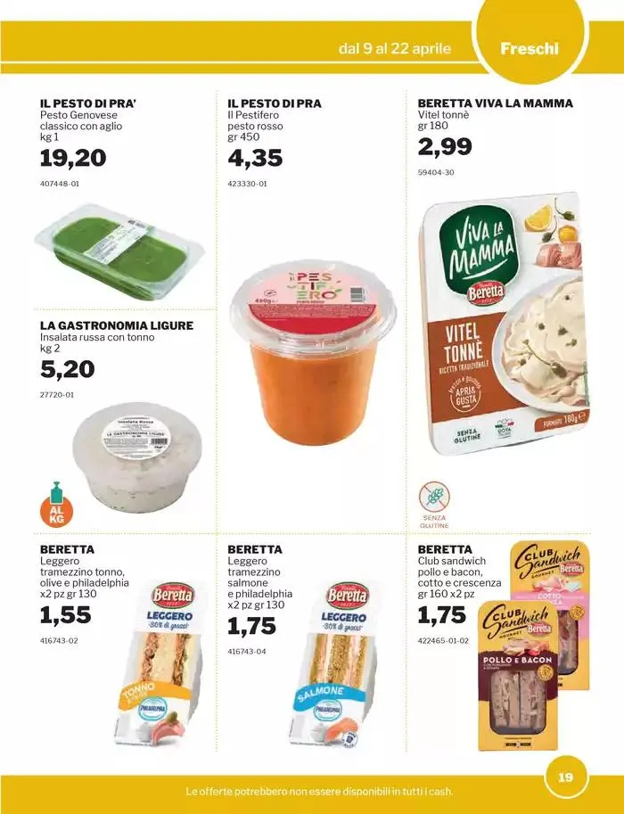 Promozioni da 9 aprile a 22 aprile di 2025 - Pagina del volantino 19