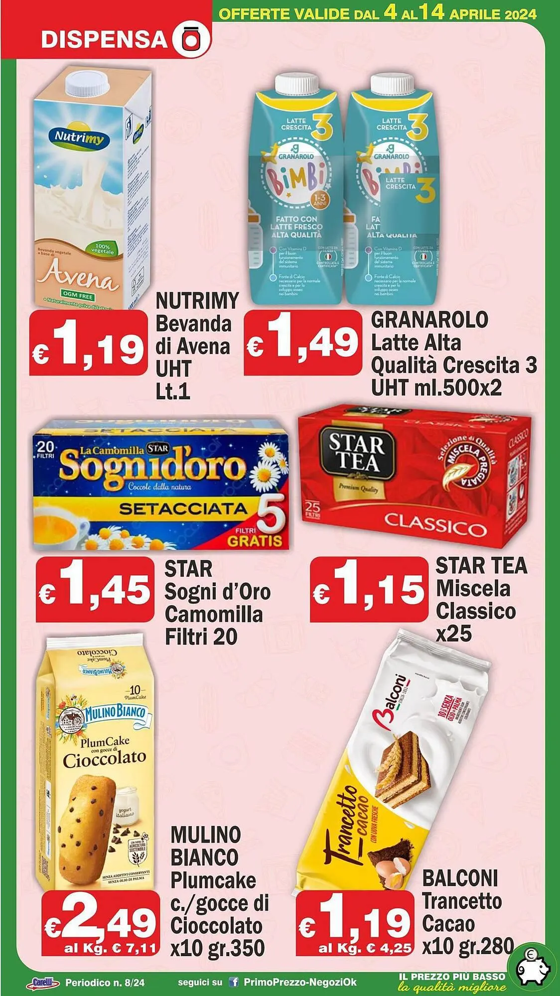 Volantino Primo Prezzo da 4 aprile a 14 aprile di 2024 - Pagina del volantino 5