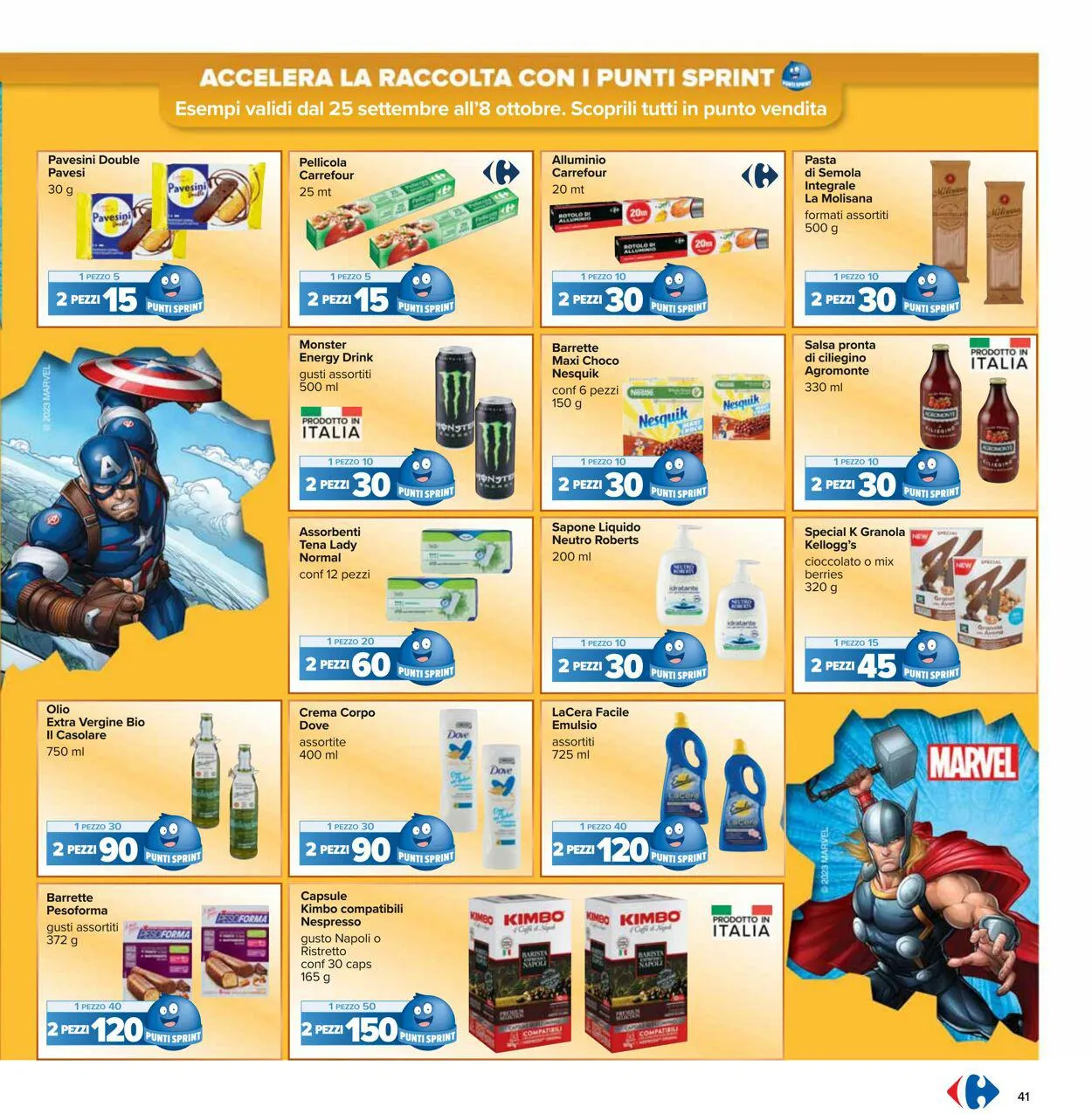 Carrefour Volantino attuale da 25 settembre a 8 ottobre di 2023 - Pagina del volantino 41