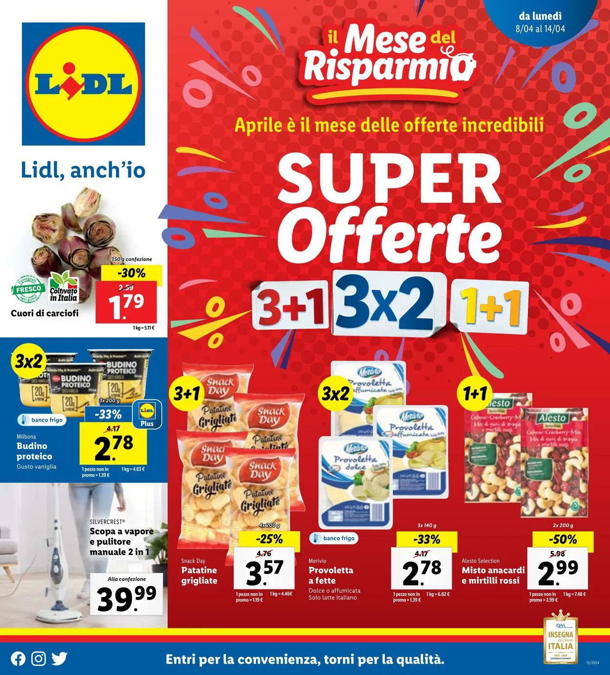 Lidl Volantino attuale da 8 aprile a 14 aprile di 2024 - Pagina del volantino 1