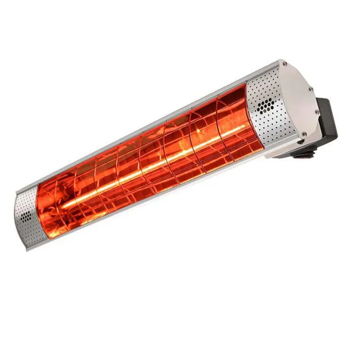 Bion Riscaldatore alogeno da parete godoy, ip55, 2000 w